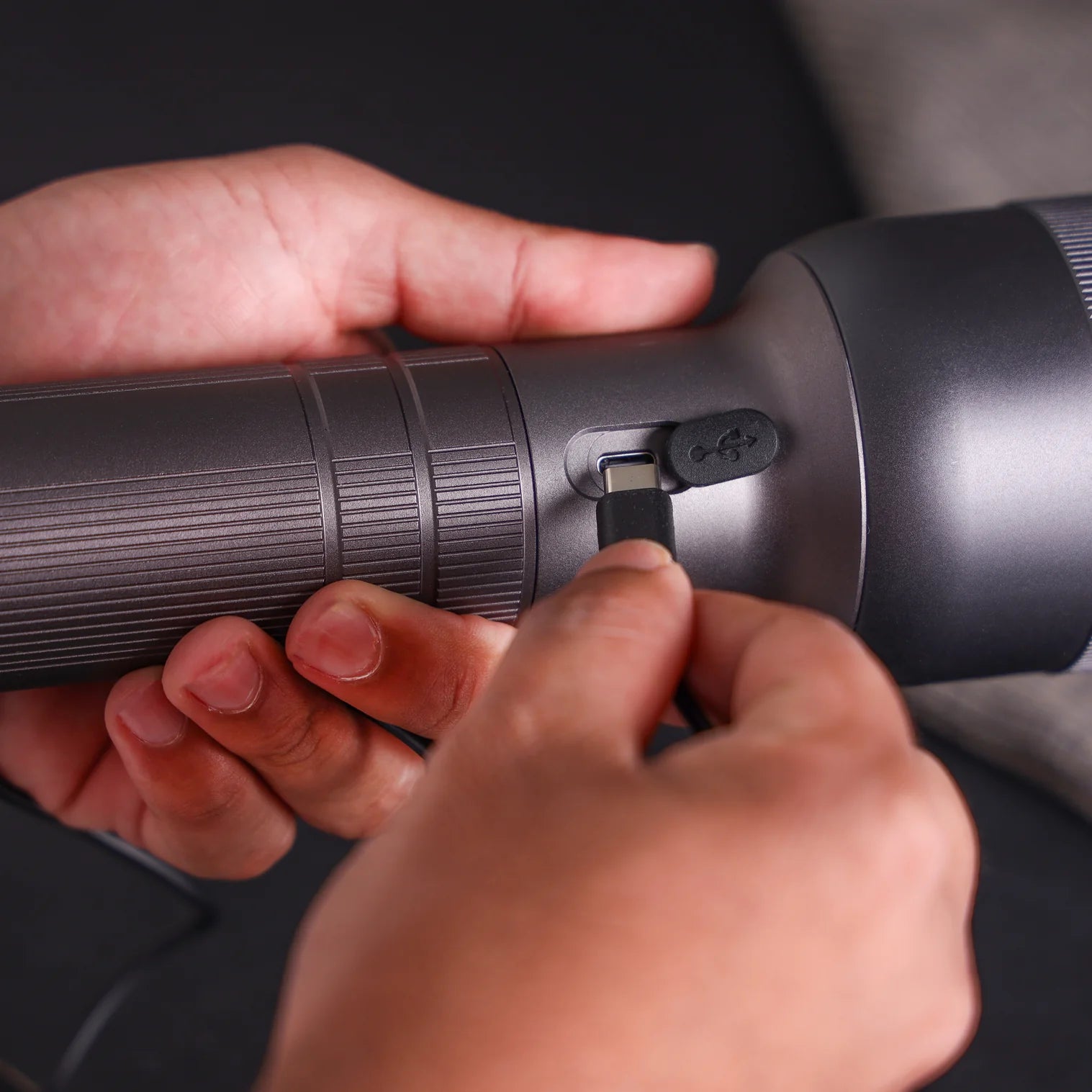 Geepas Digital Zoomable LED Flashlight- GFL51081Z