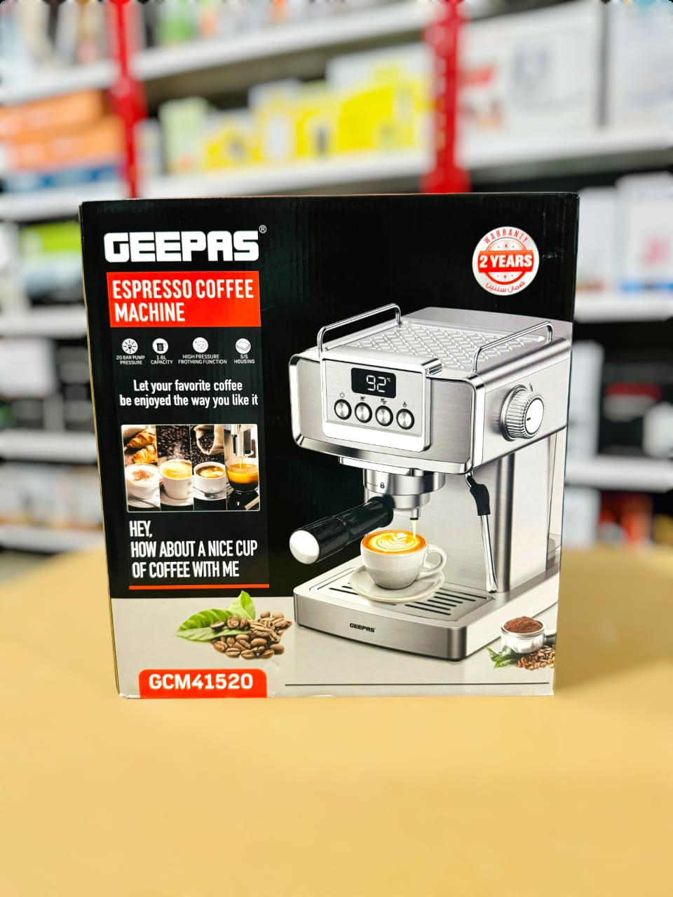 Geepas Espresso Coffee machine