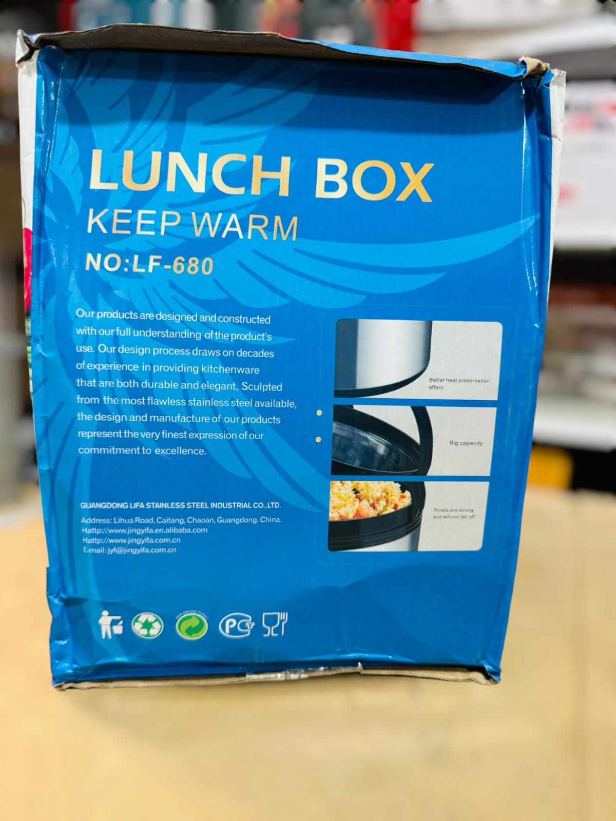 Lot Imported Double Handle 3 Pieces  Lunch Box Set