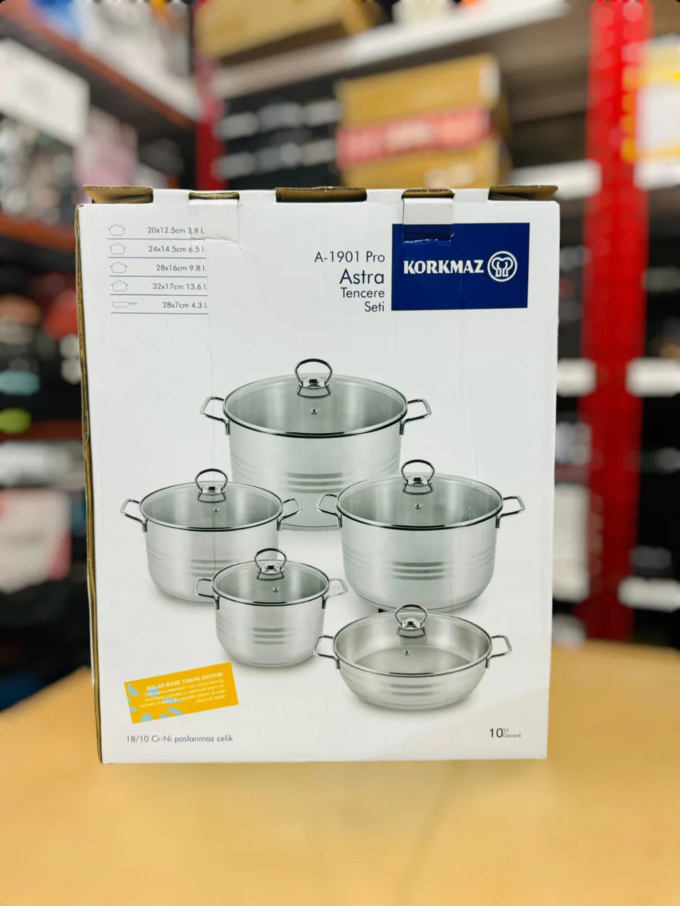 Korkmaz 5 Piece Cookware Set