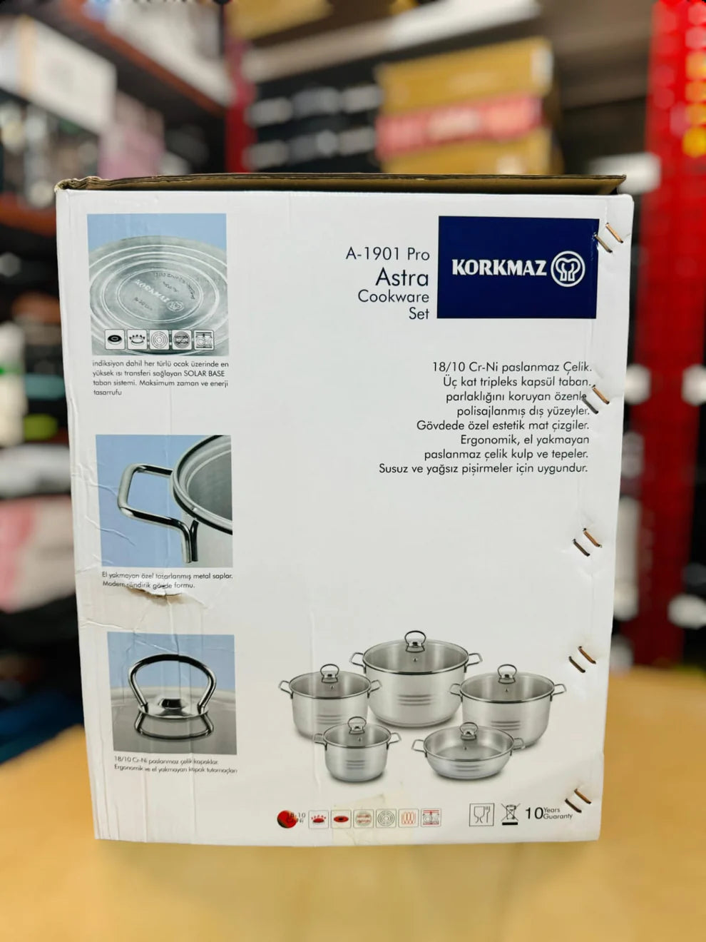 Korkmaz 5 Piece Cookware Set