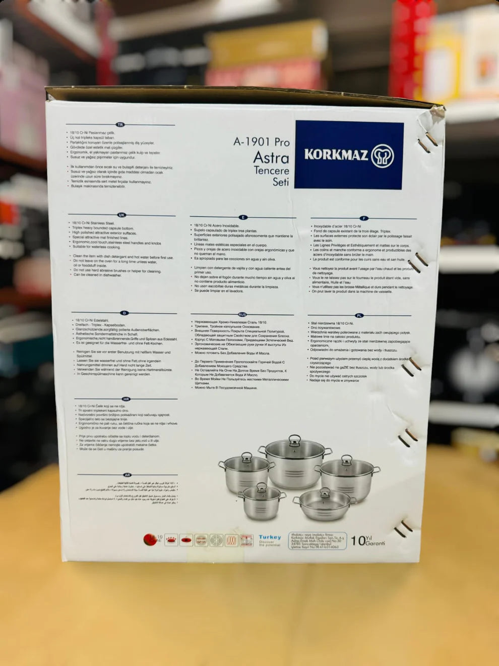 Korkmaz 5 Piece Cookware Set