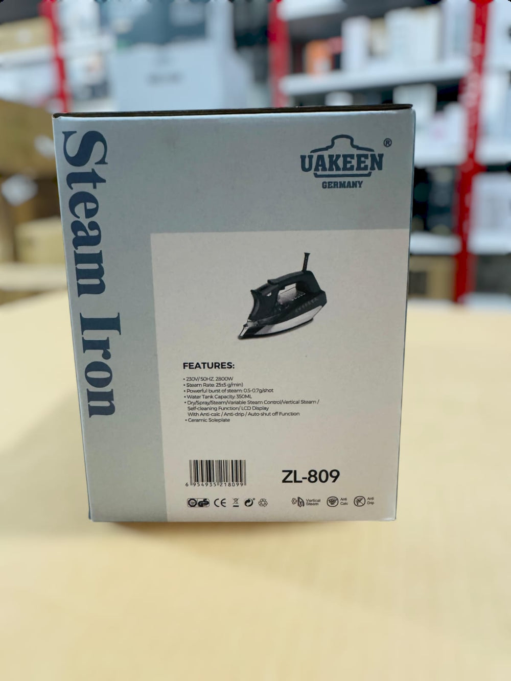 Uakeen Digital Steam Iron ZL-809