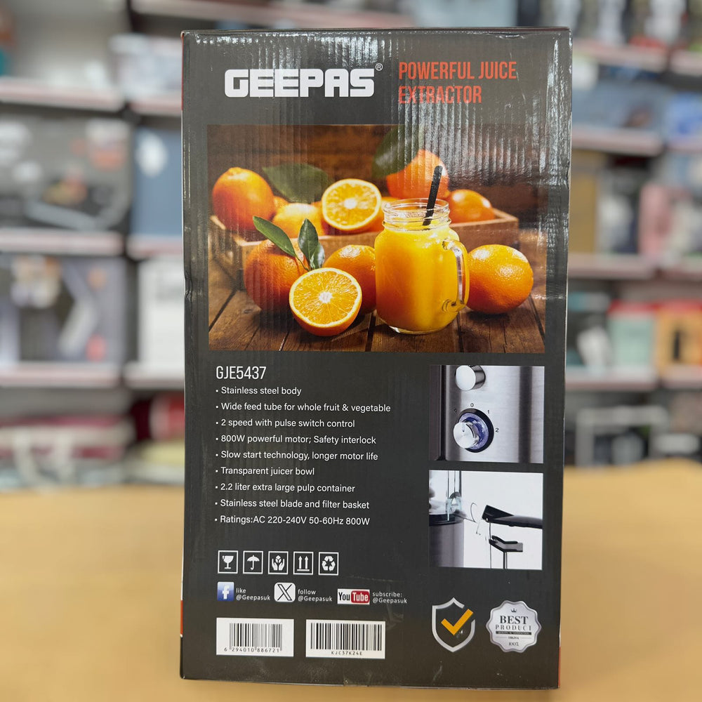 Geepas 800W Powerful Juicer-5437