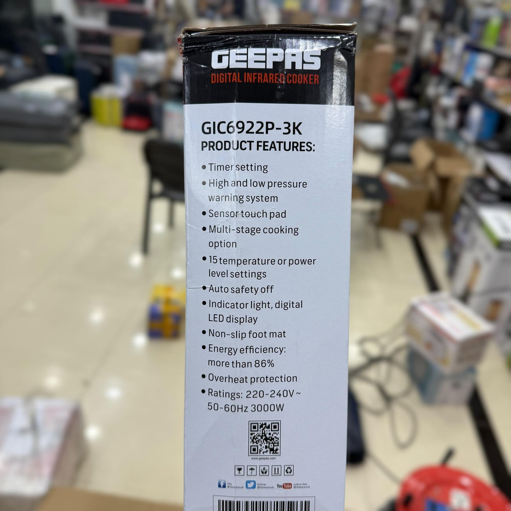 Geepas 3000W Hot Plate 6922P-3K