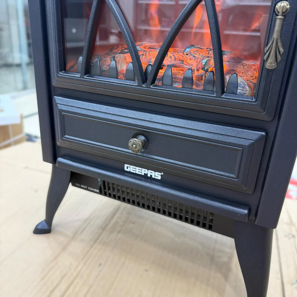 Geepas Flame Effect Cabin Electric Heater 28584