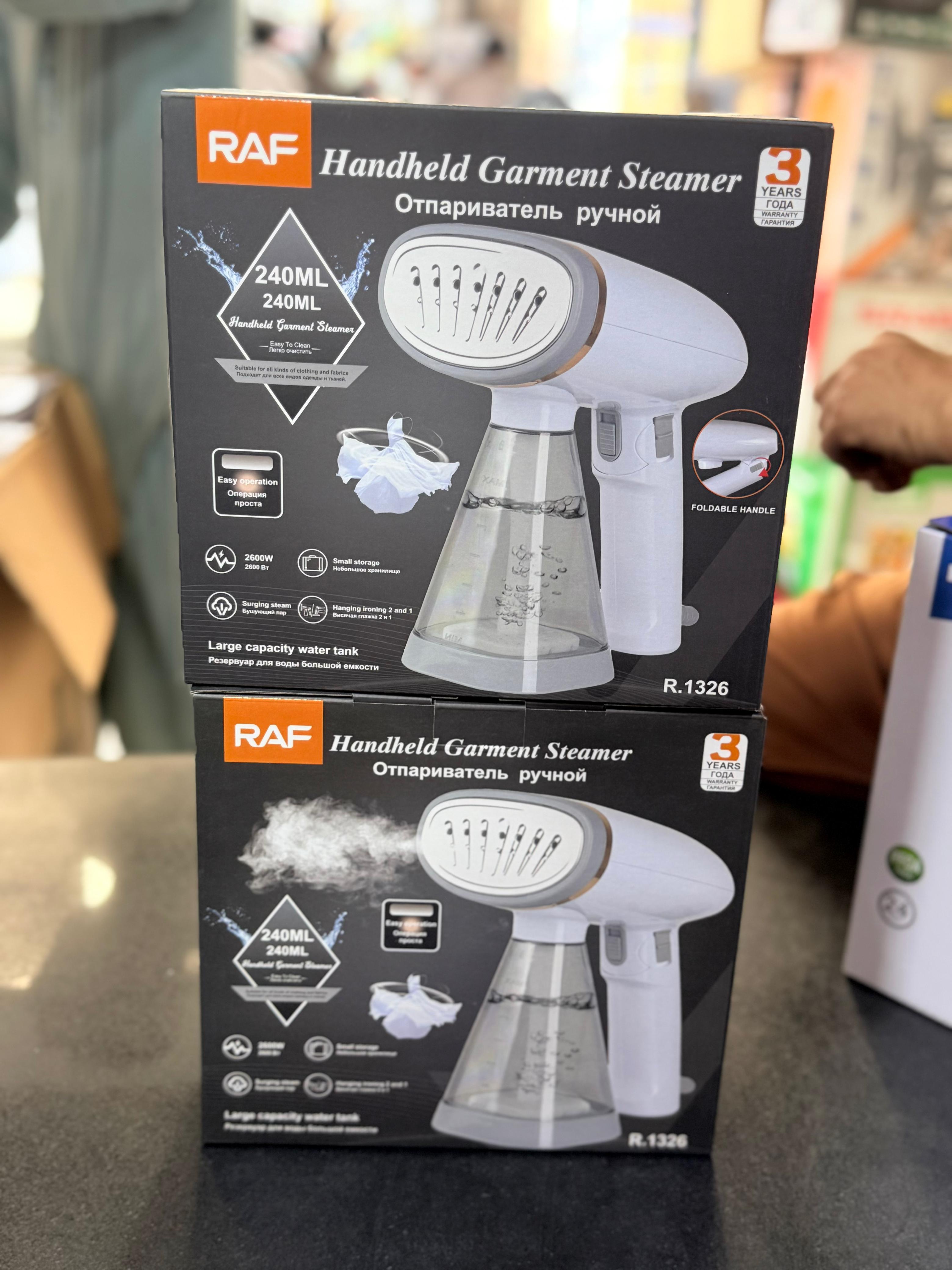 RAF hand held garment steamer
