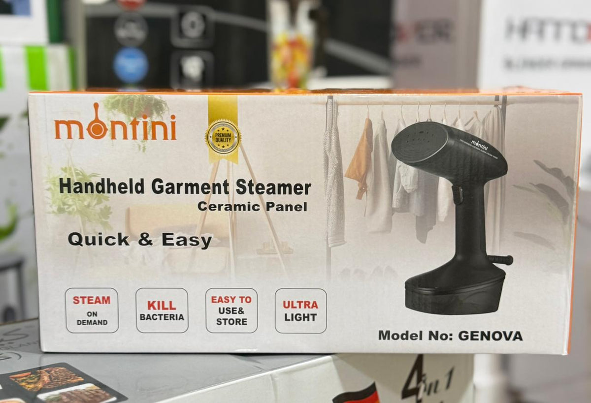 Monitini Handheld Garment Steamer M-Genova – Portable Fabric Steamer