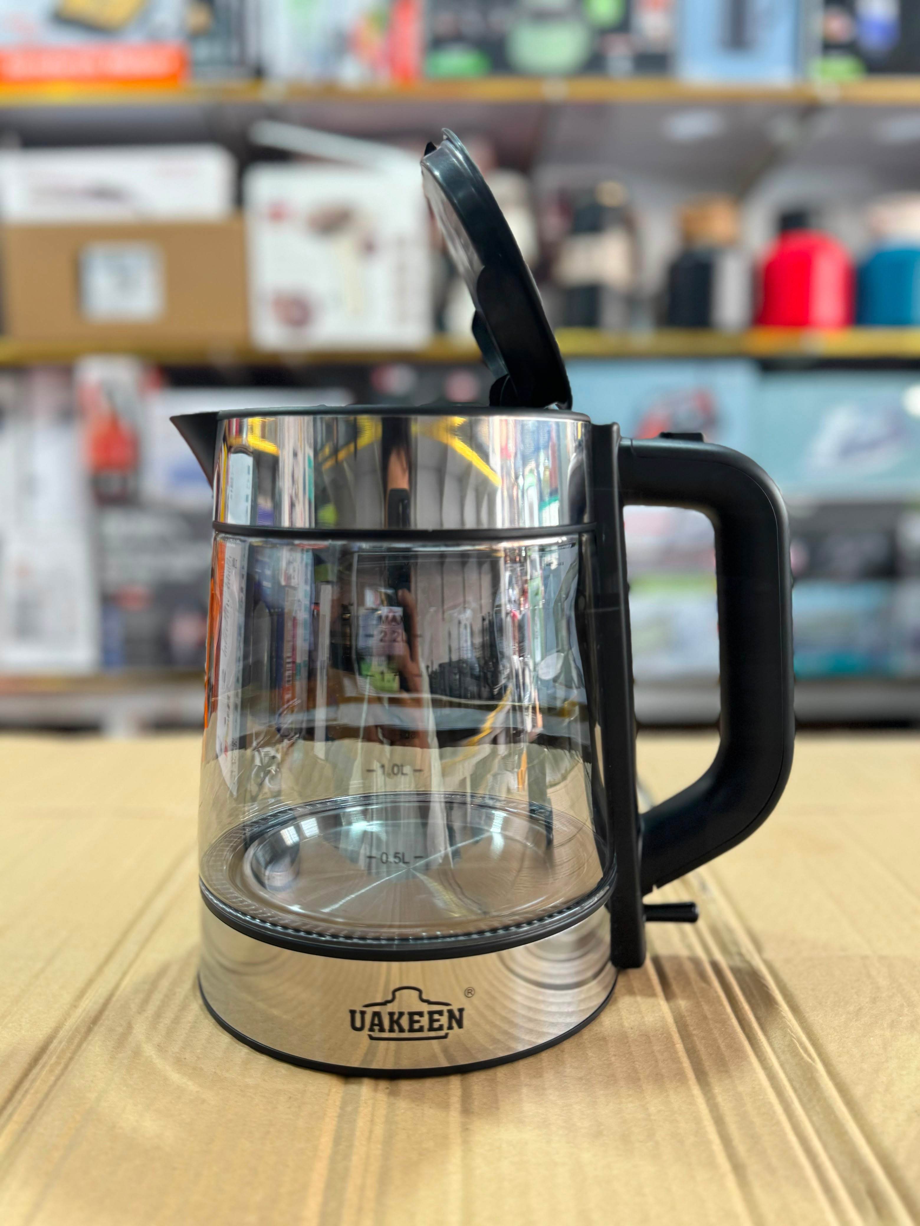 Uakeen Glass Electric Kettle ZL-006