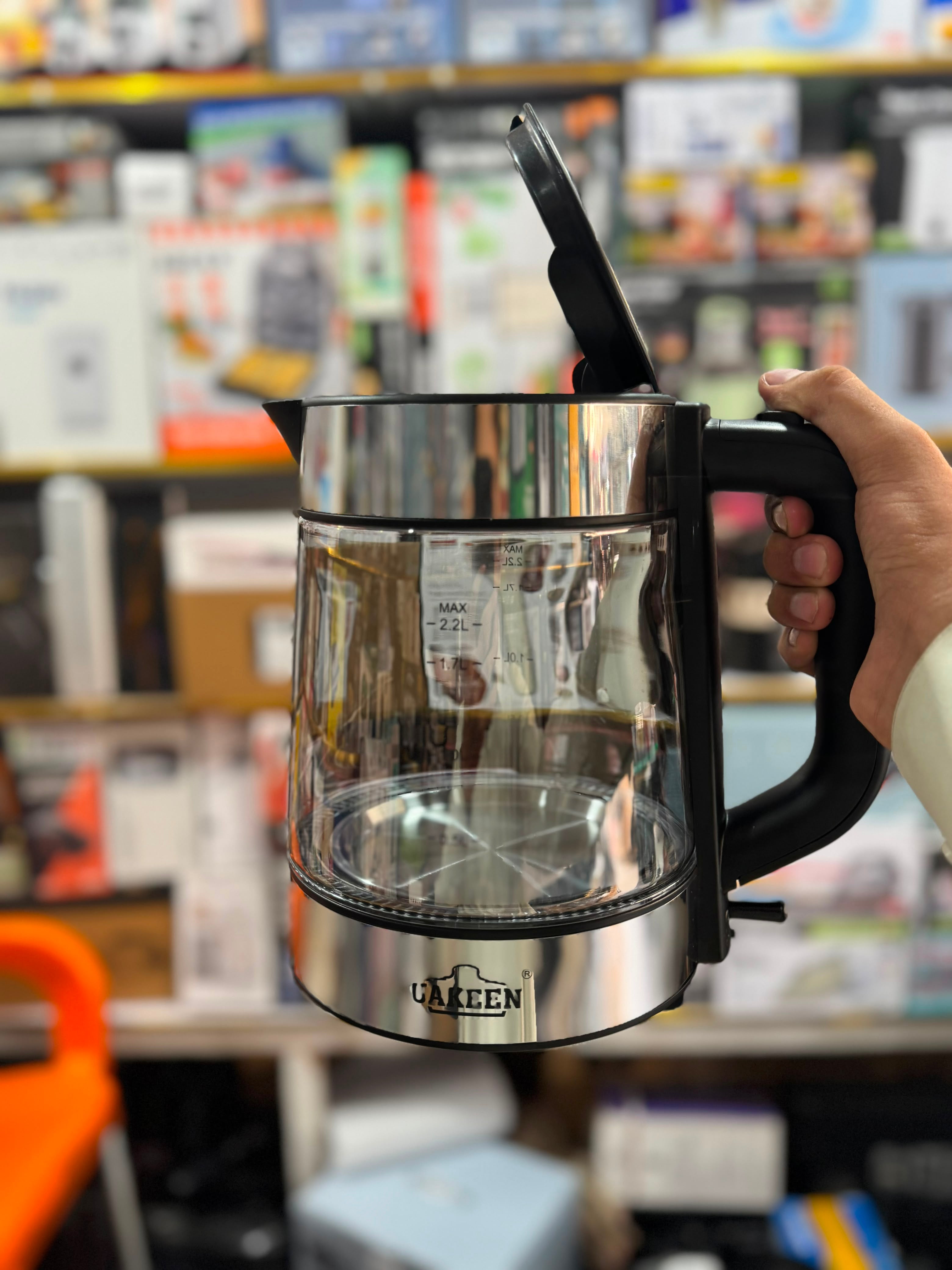 Uakeen Glass Electric Kettle ZL-006