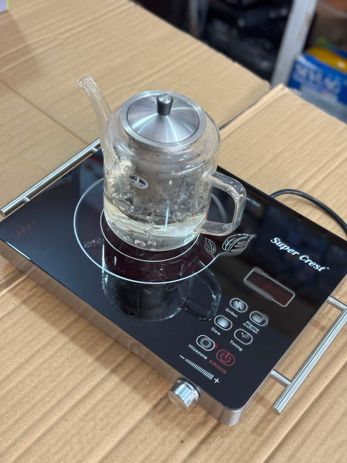 Super Crest Double Element Universal Hot Plate SCT-9048
