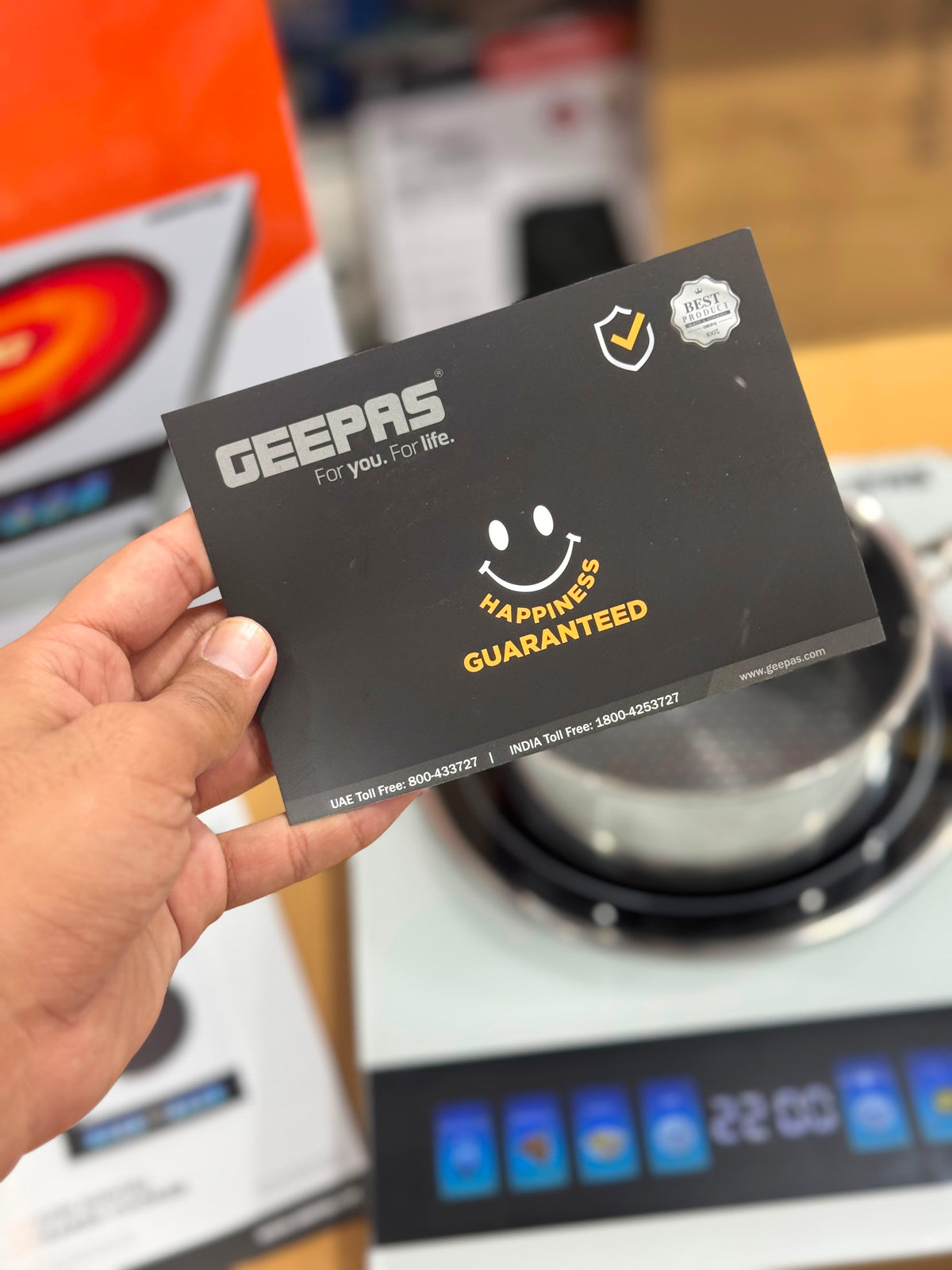 Geepas Digital Infrared Hot Plate 33030