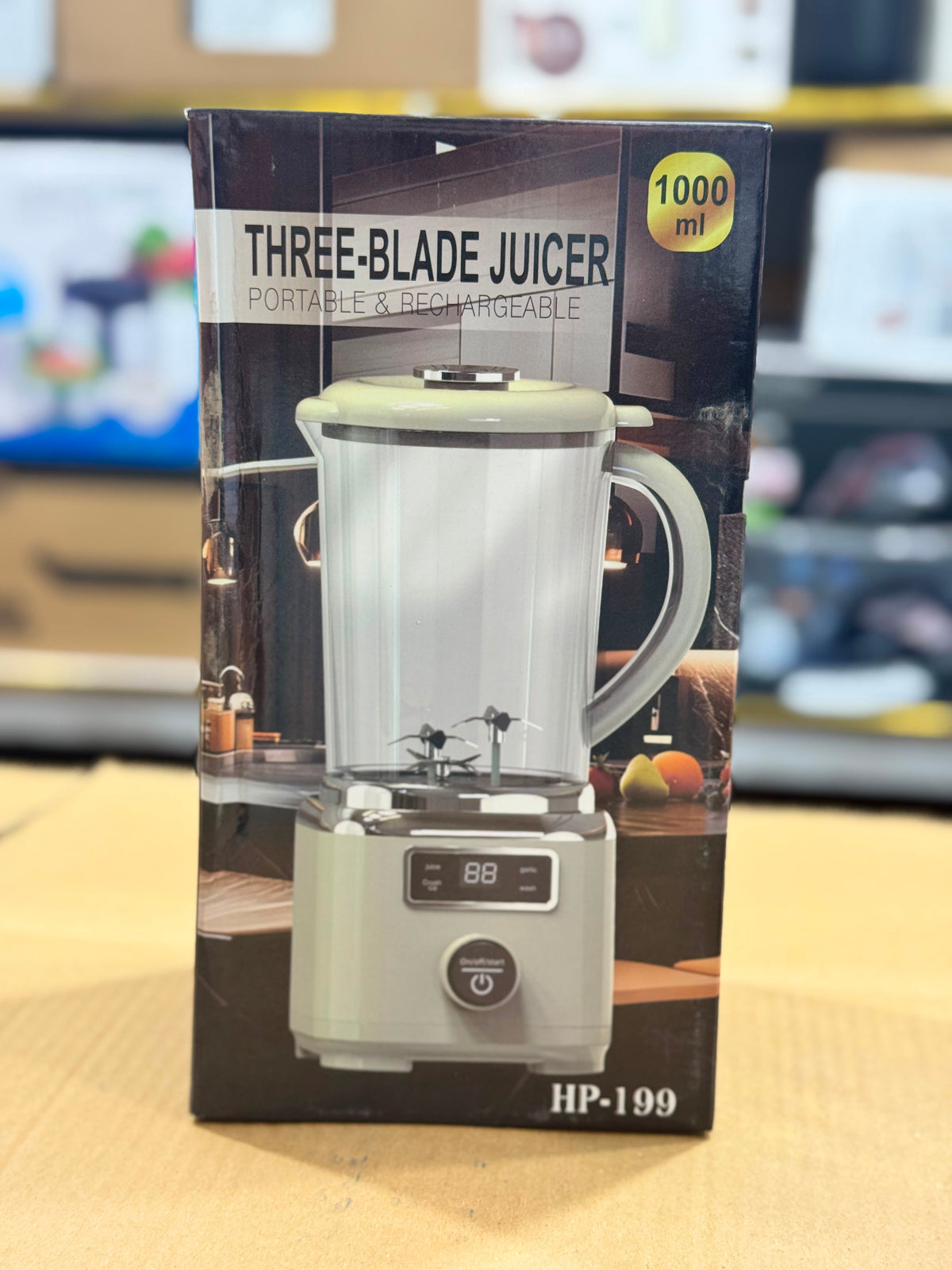 Rechargeable 3-Blades 1000ml Personal Blender HP-199