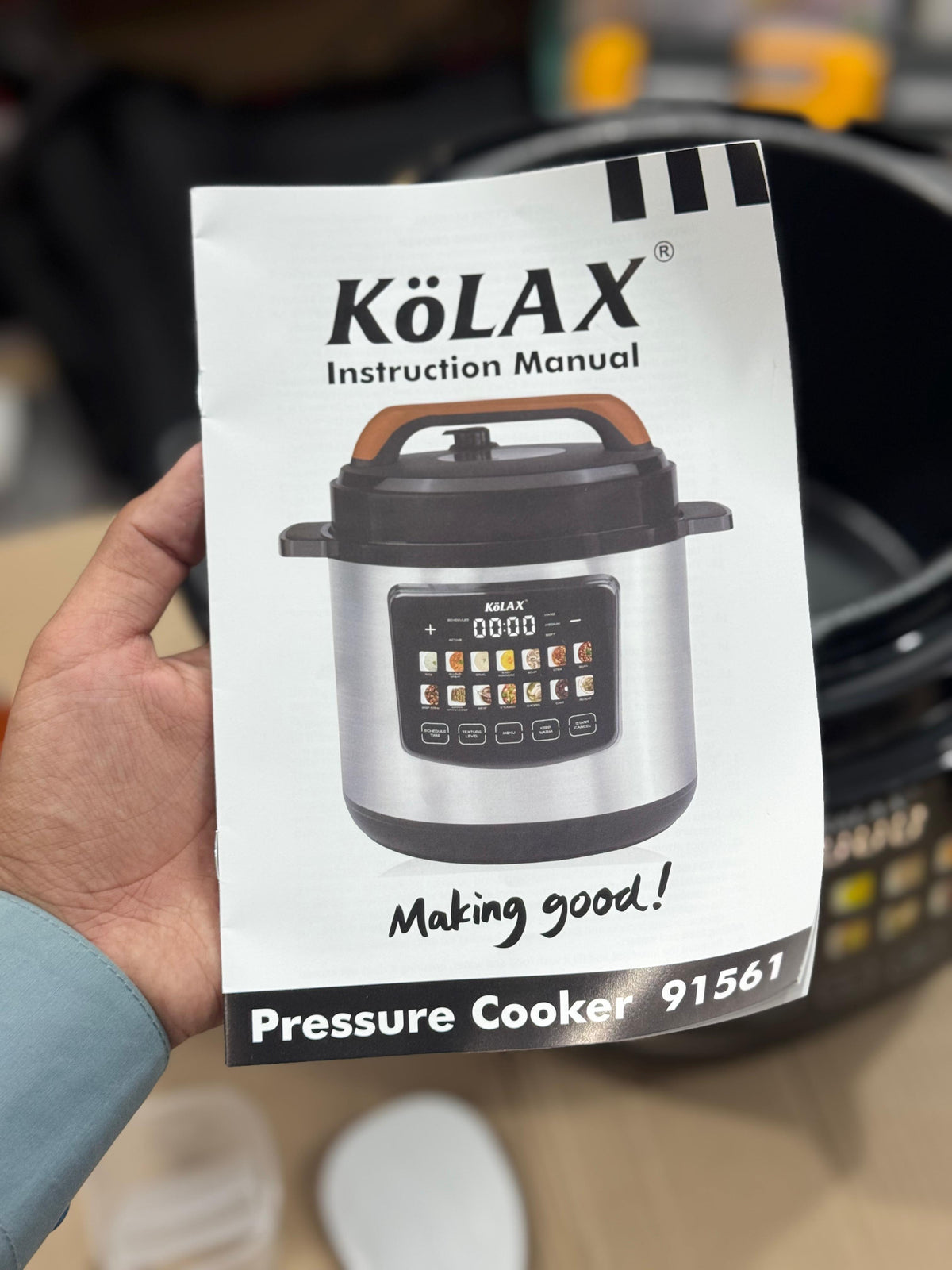 Kolax 8L Electric Pressure Cooker 91561