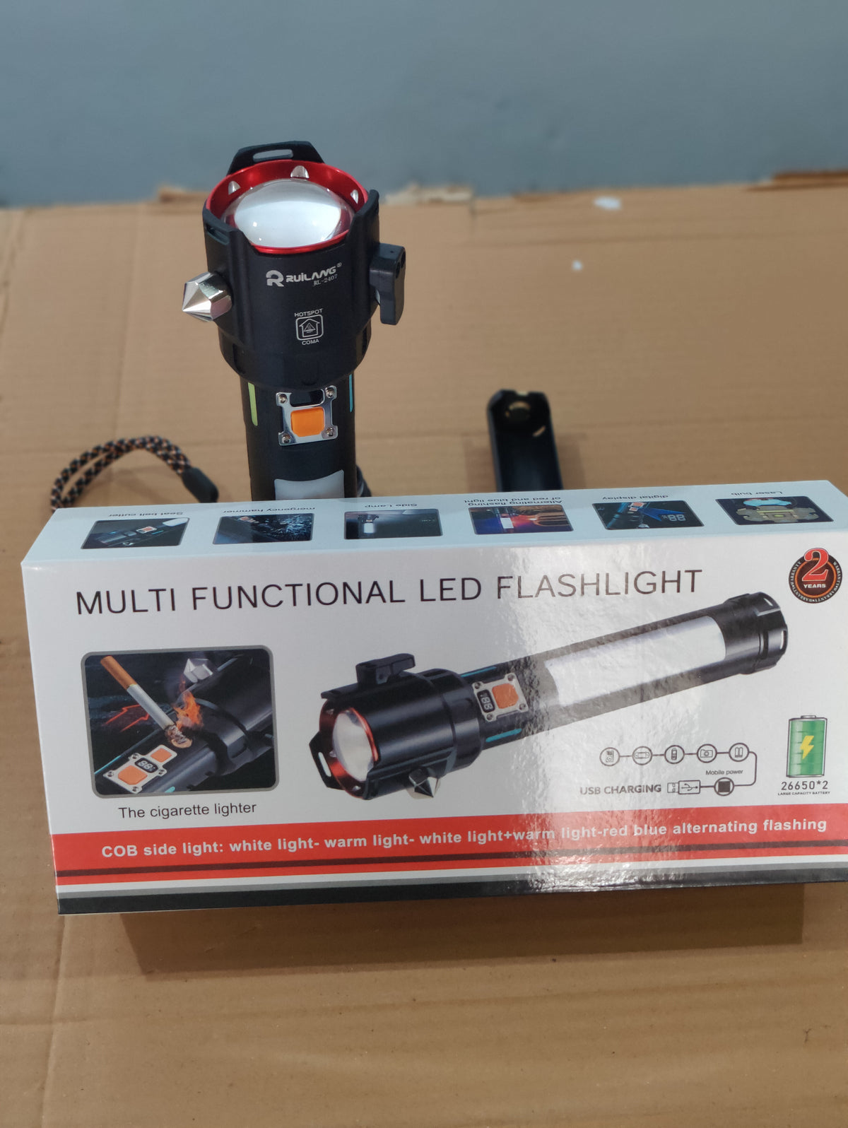 Imported Multifunction LED Flashlight