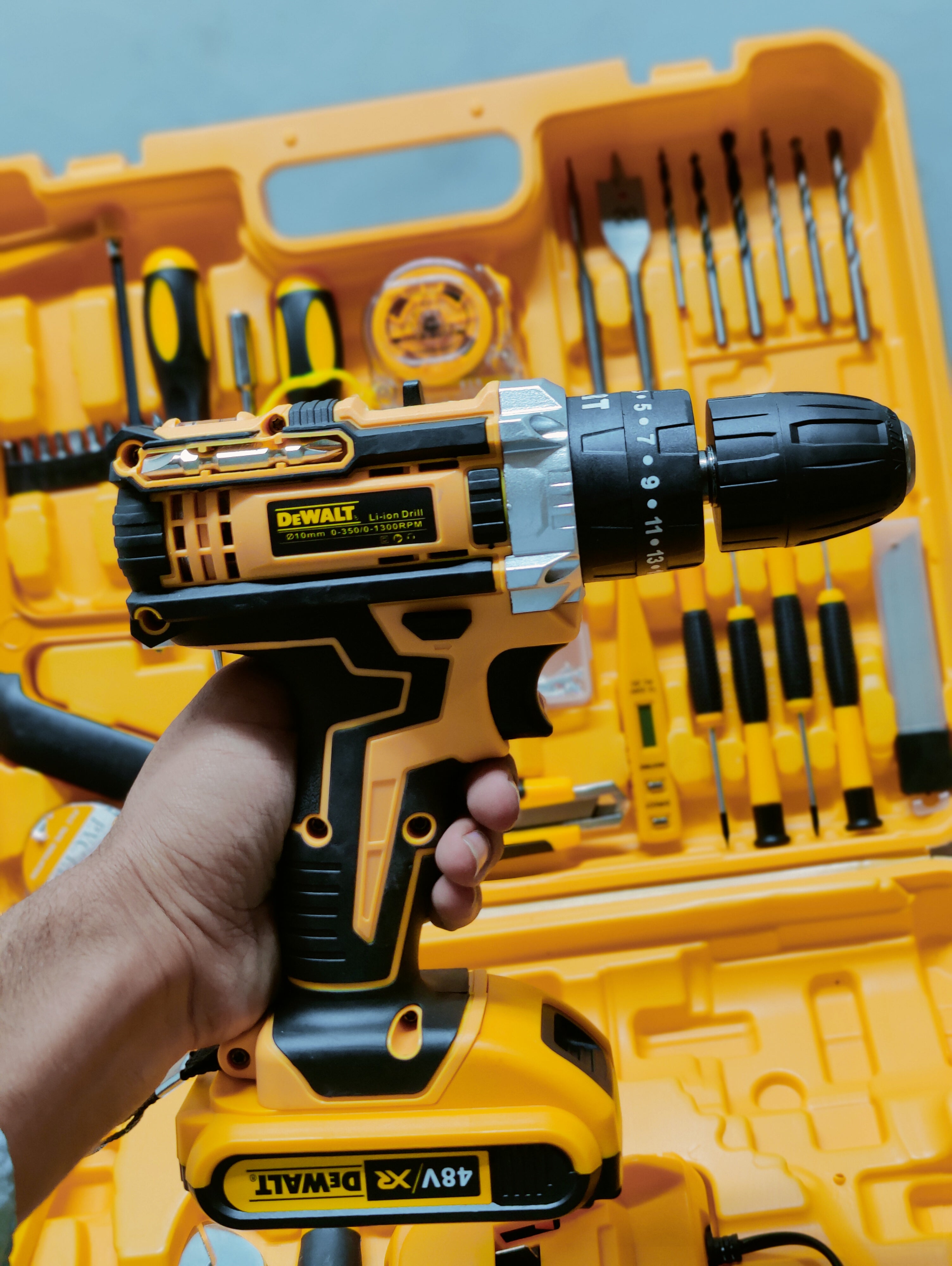 Dewalt 48V Drill Machine Set 117 Pieces - Main Image