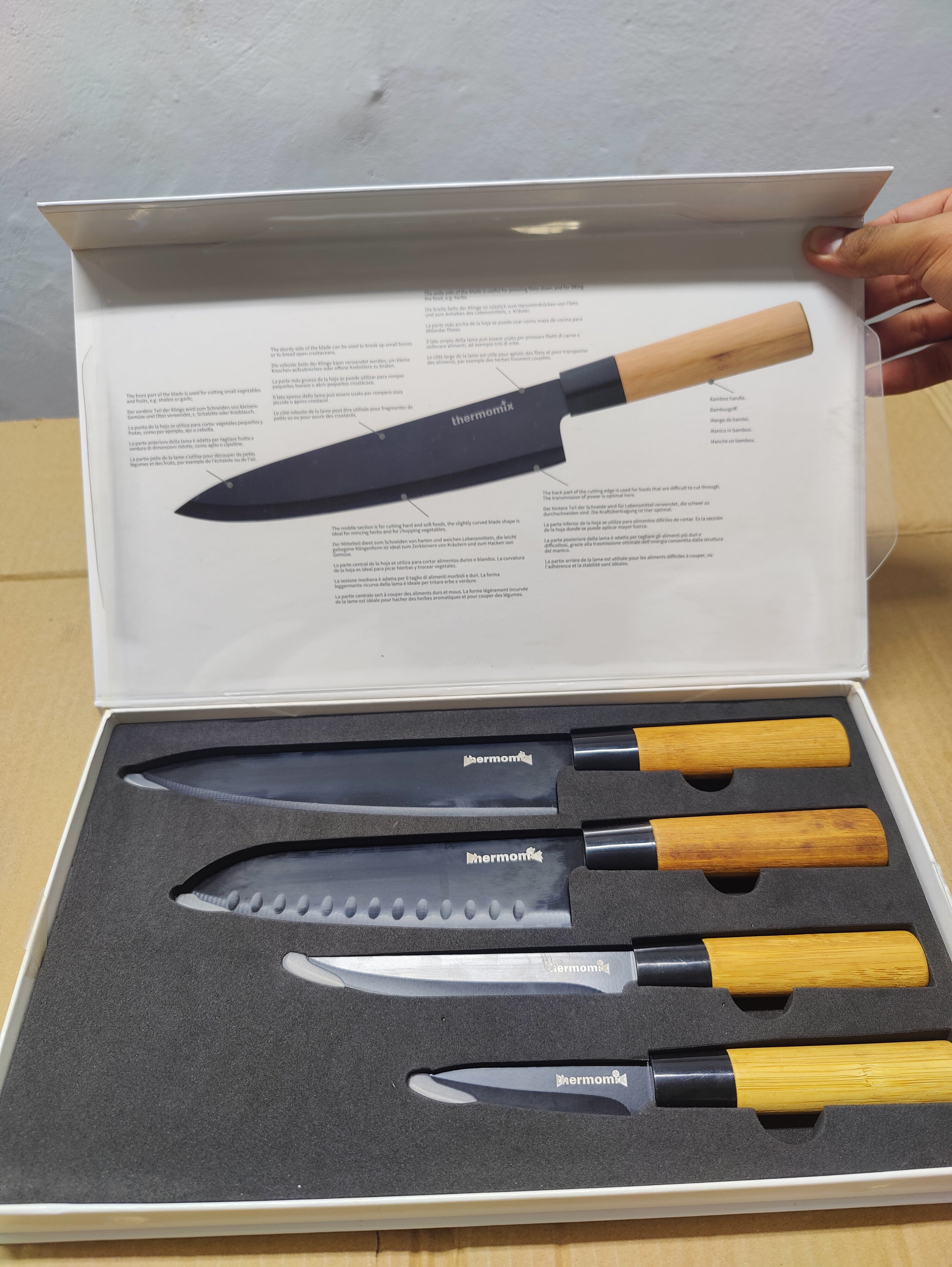 Thermomix Japanese Knives Set 4 in 1
