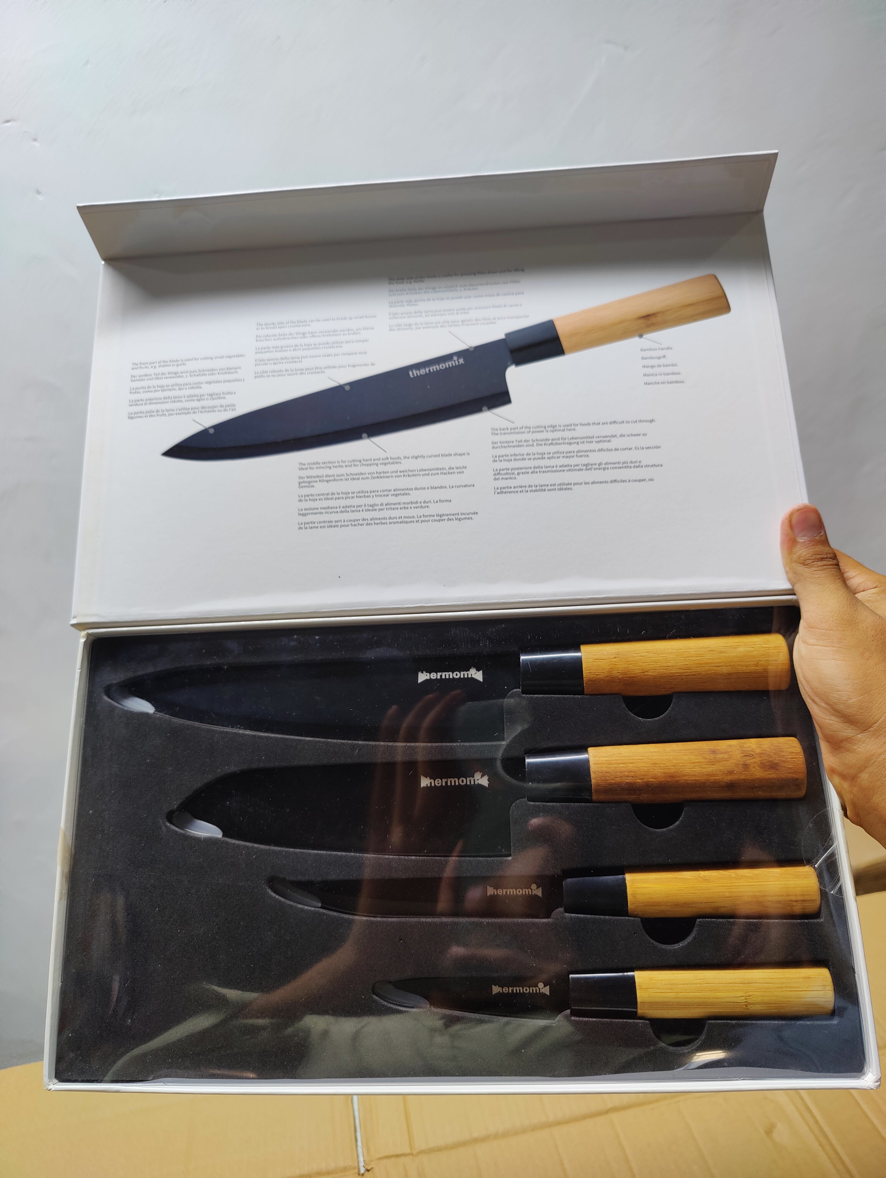 Thermomix Japanese Knives Set 4 in 1