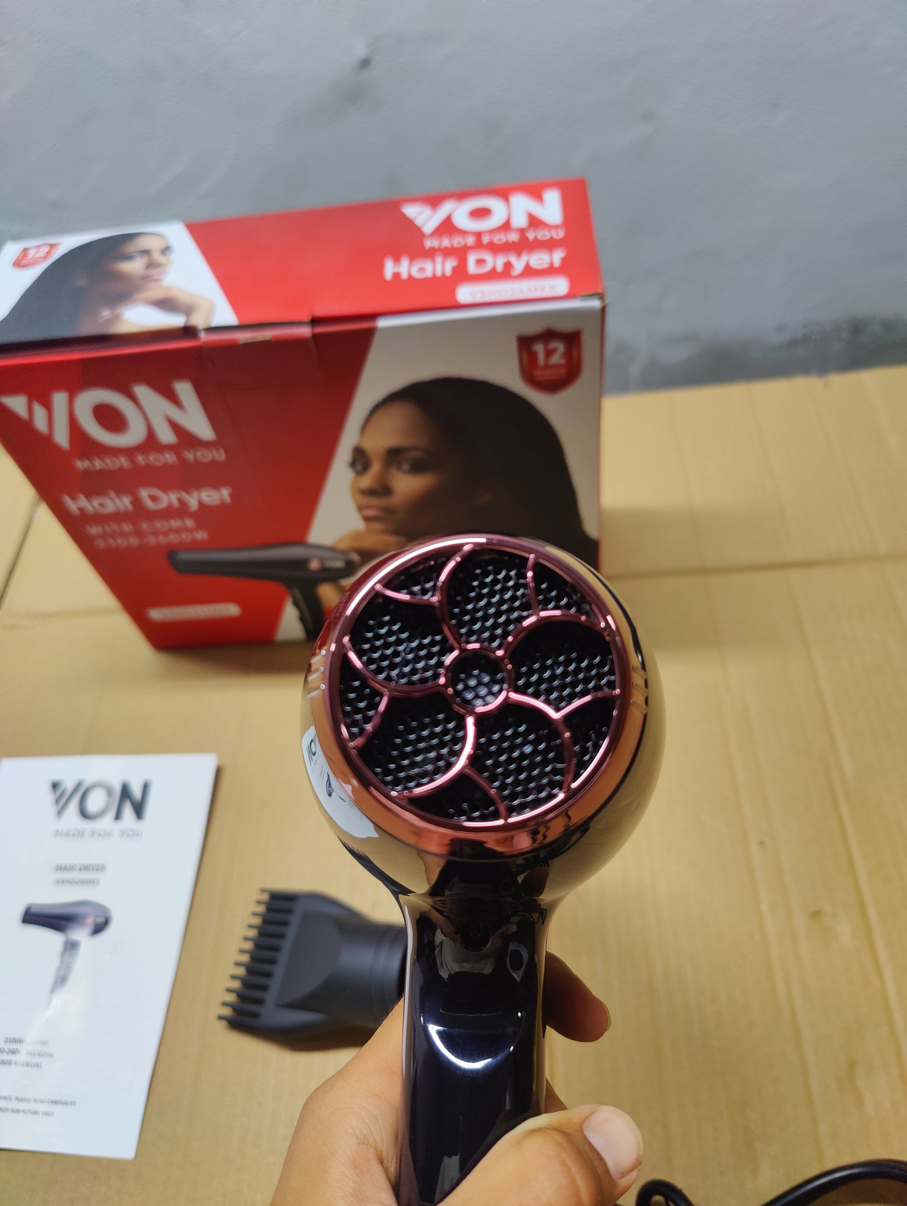 Von Hair Dryer VSHD24MKK