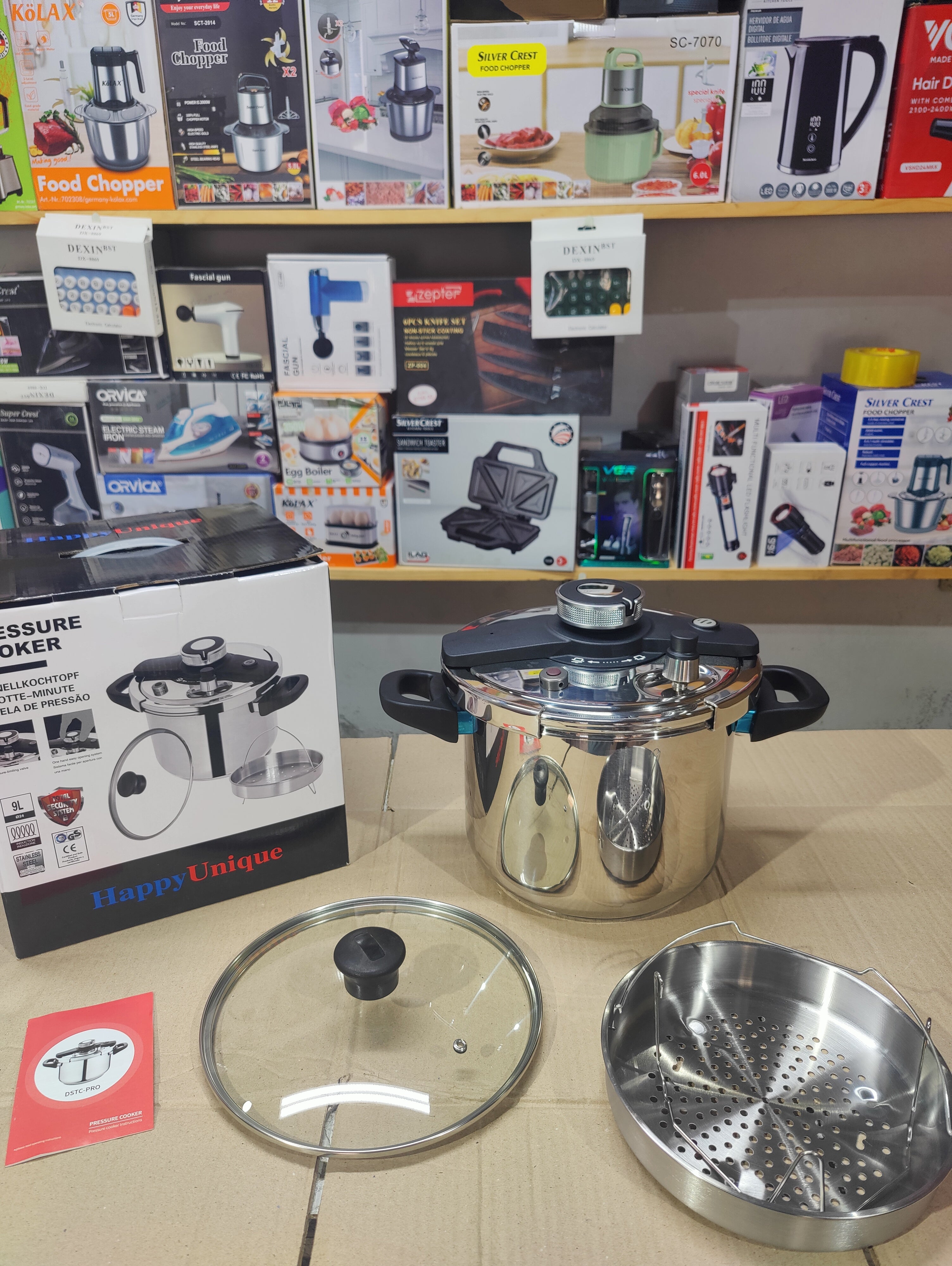 Imported Heavey Stanless Steel 9Litre Pressure Cooker