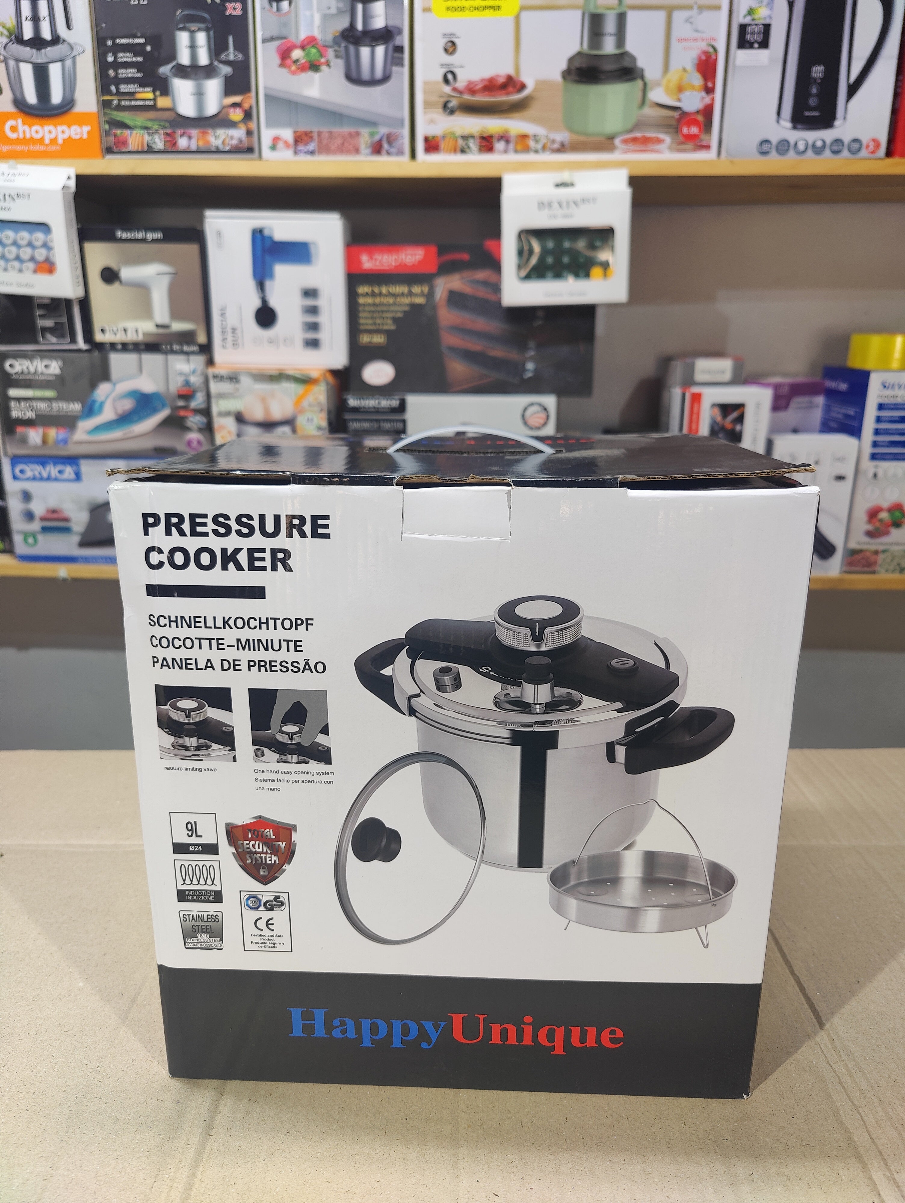 Imported Heavey Stanless Steel 9Litre Pressure Cooker