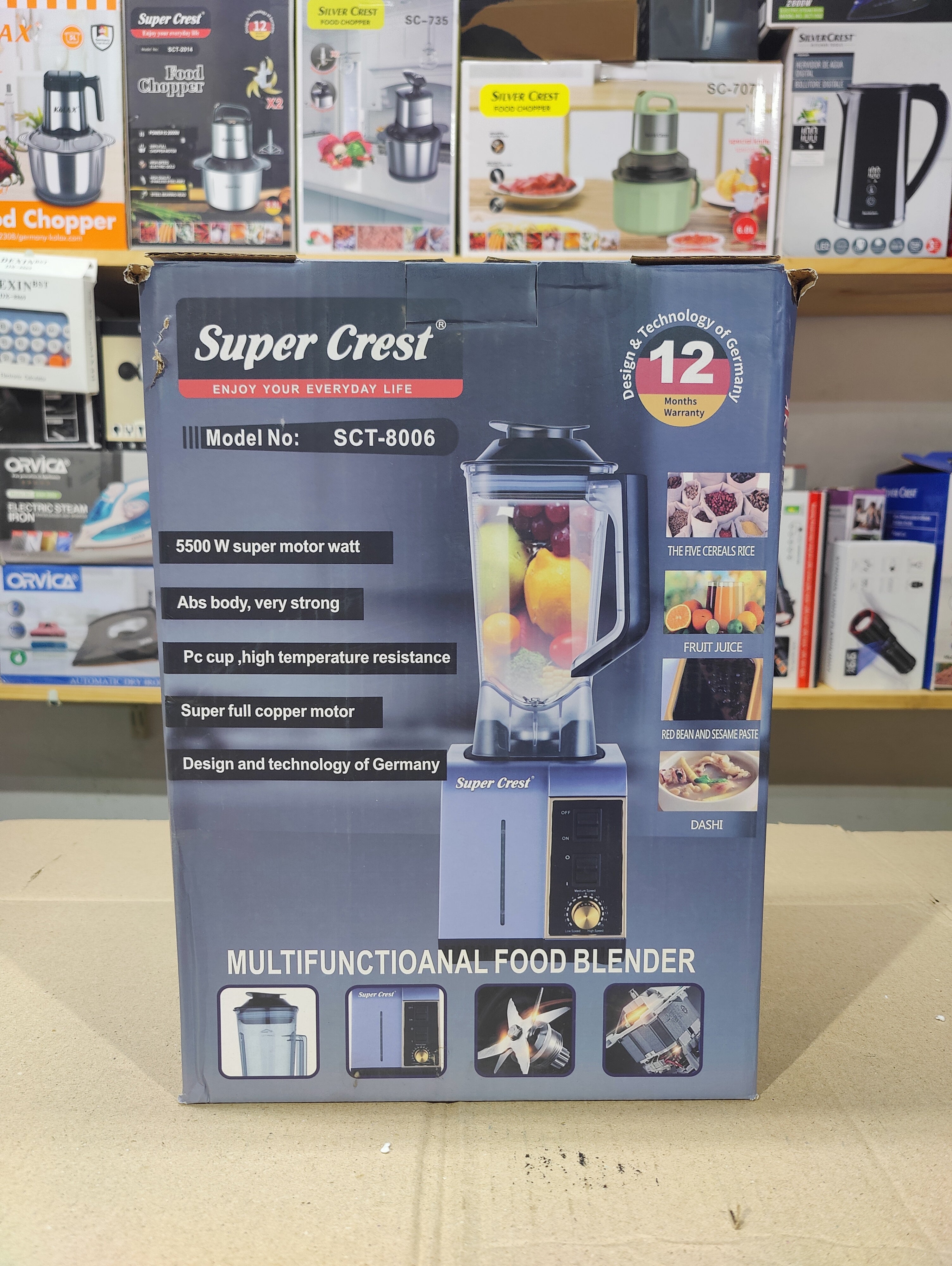 Super Crest Commercial Blender SCT-8006