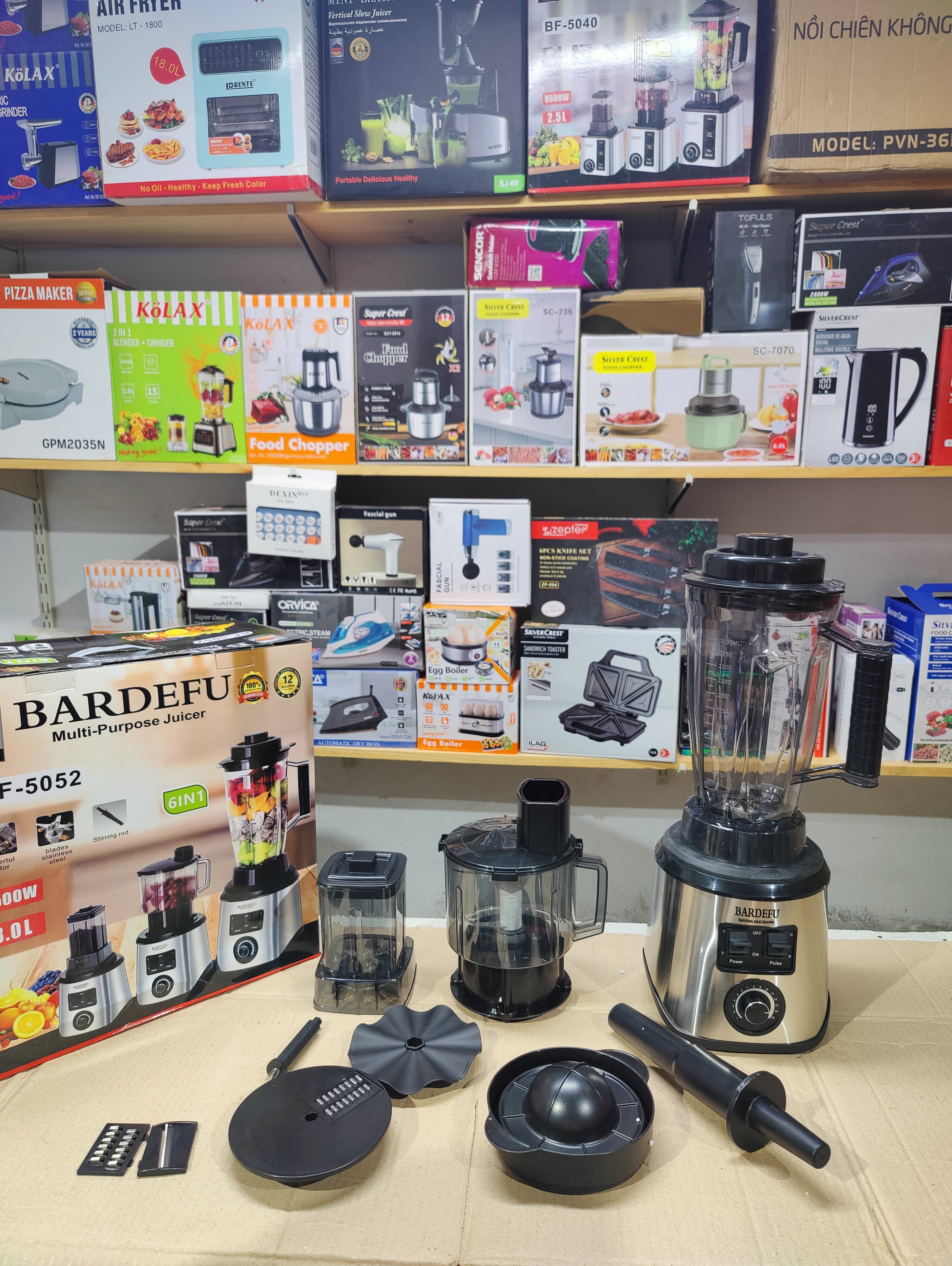BARDEFU 6 in 1 Multipurpose Blender Set - Model 5052