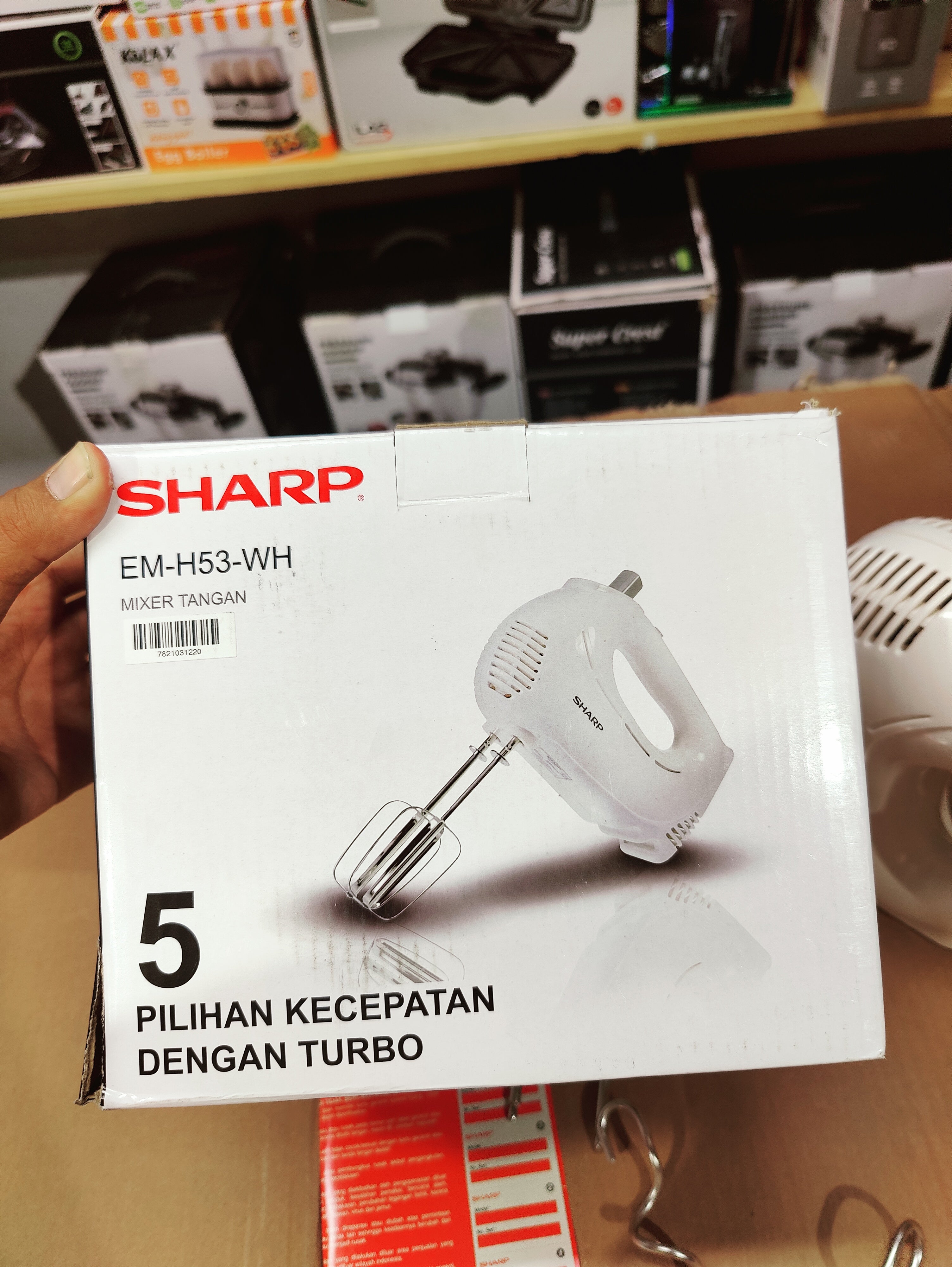 Sharp Hand Mixer EM-H53-WH