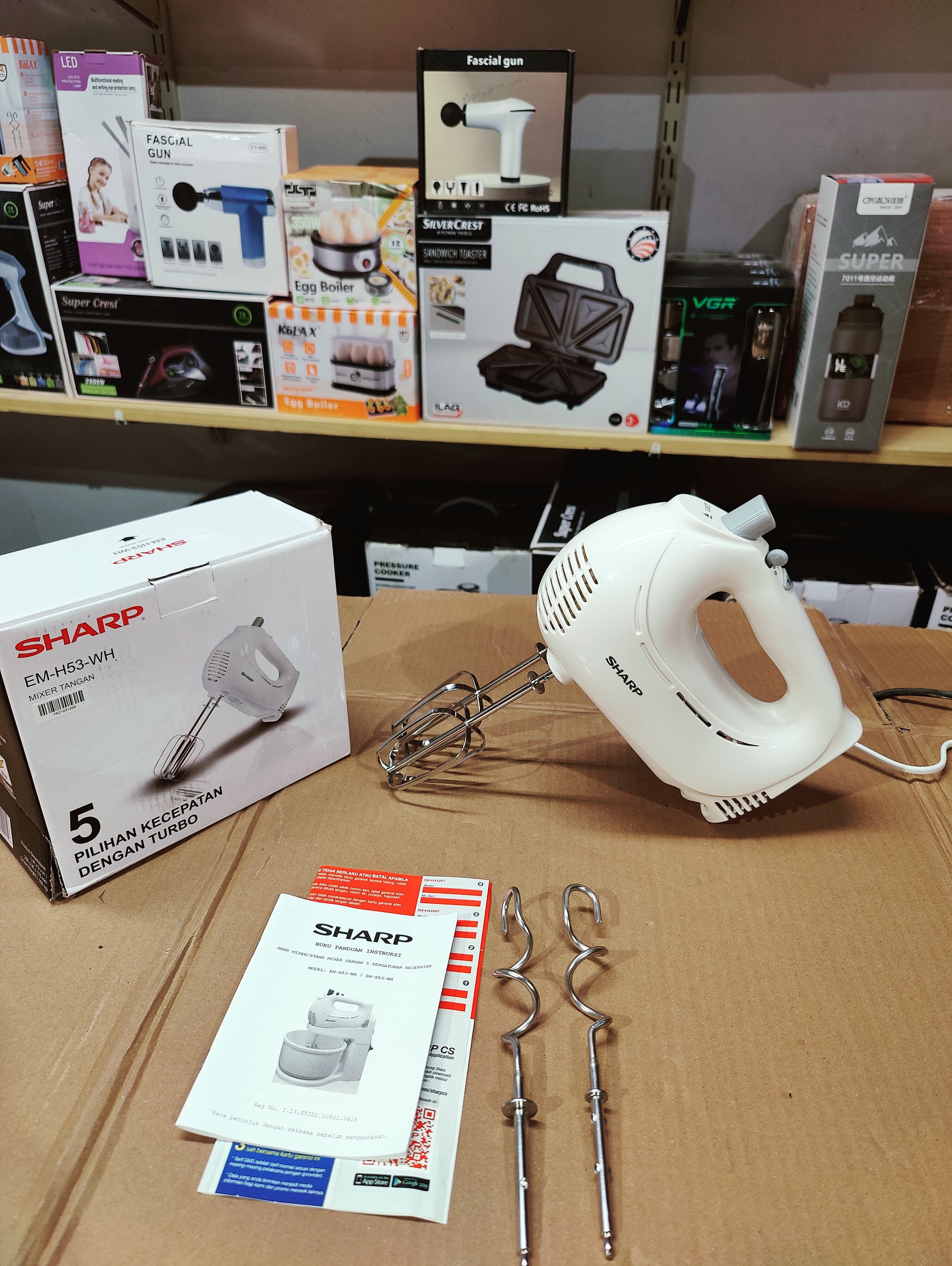 Sharp Hand Mixer EM-H53-WH – Quetta Imports