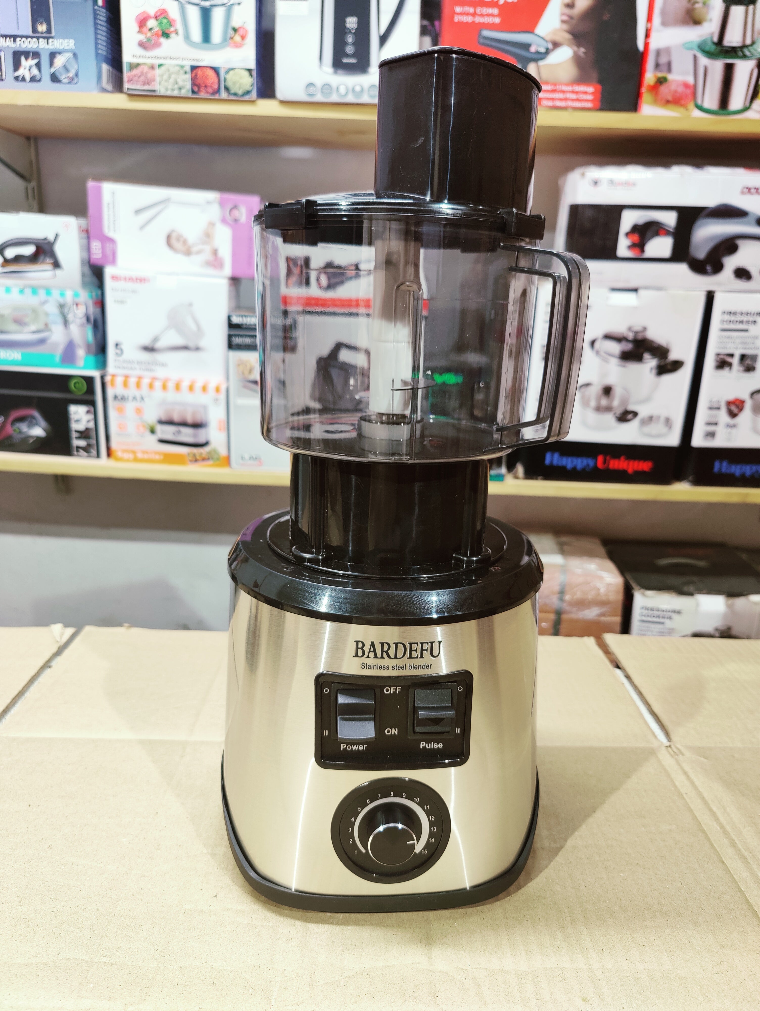 BARDEFU 3 in 1 Blender- Chopper & Grinder -Model 5052