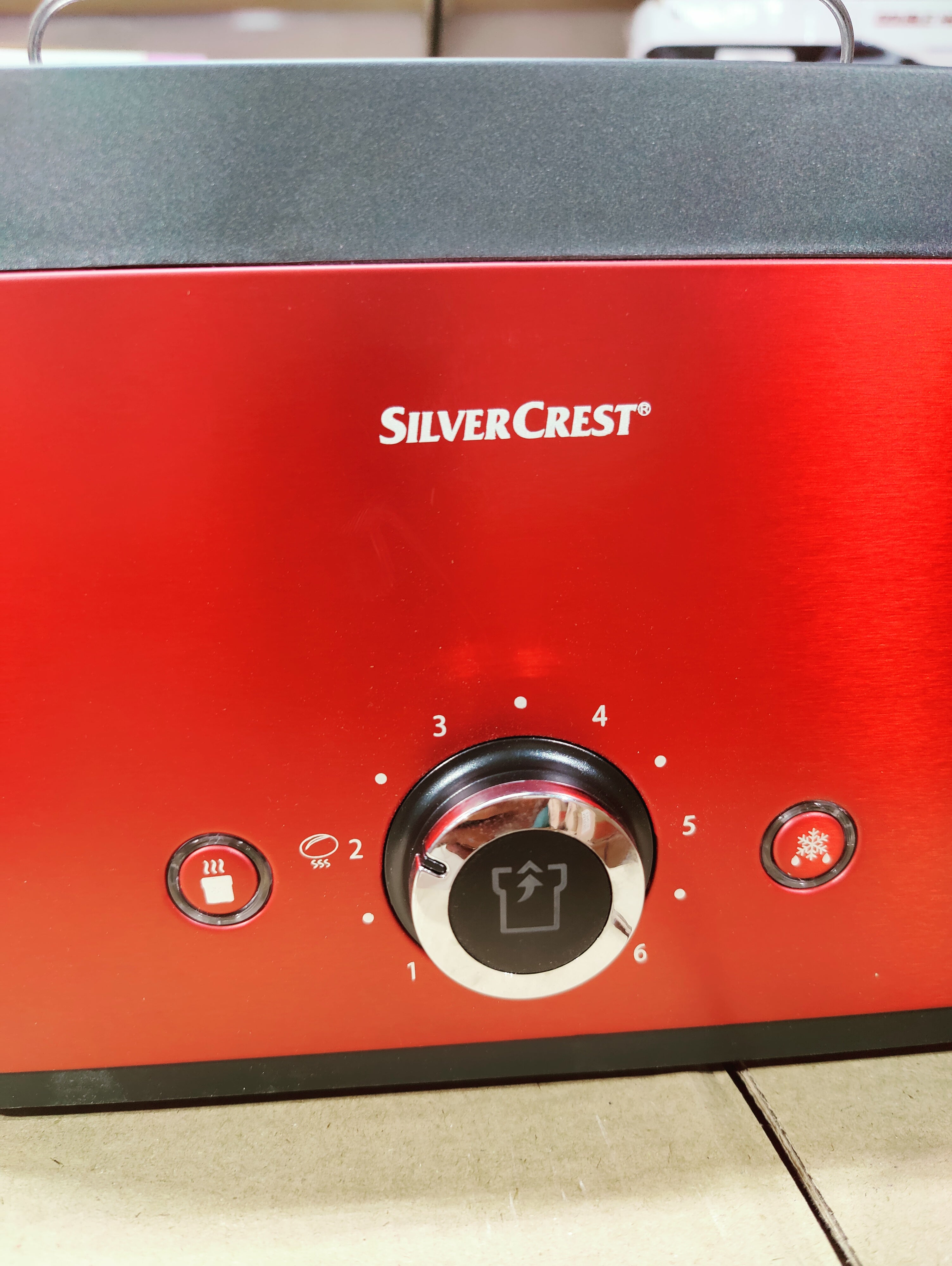 Imported Silver Crest Multifunction 2 Slice Bread Toaster with Warming Rack
