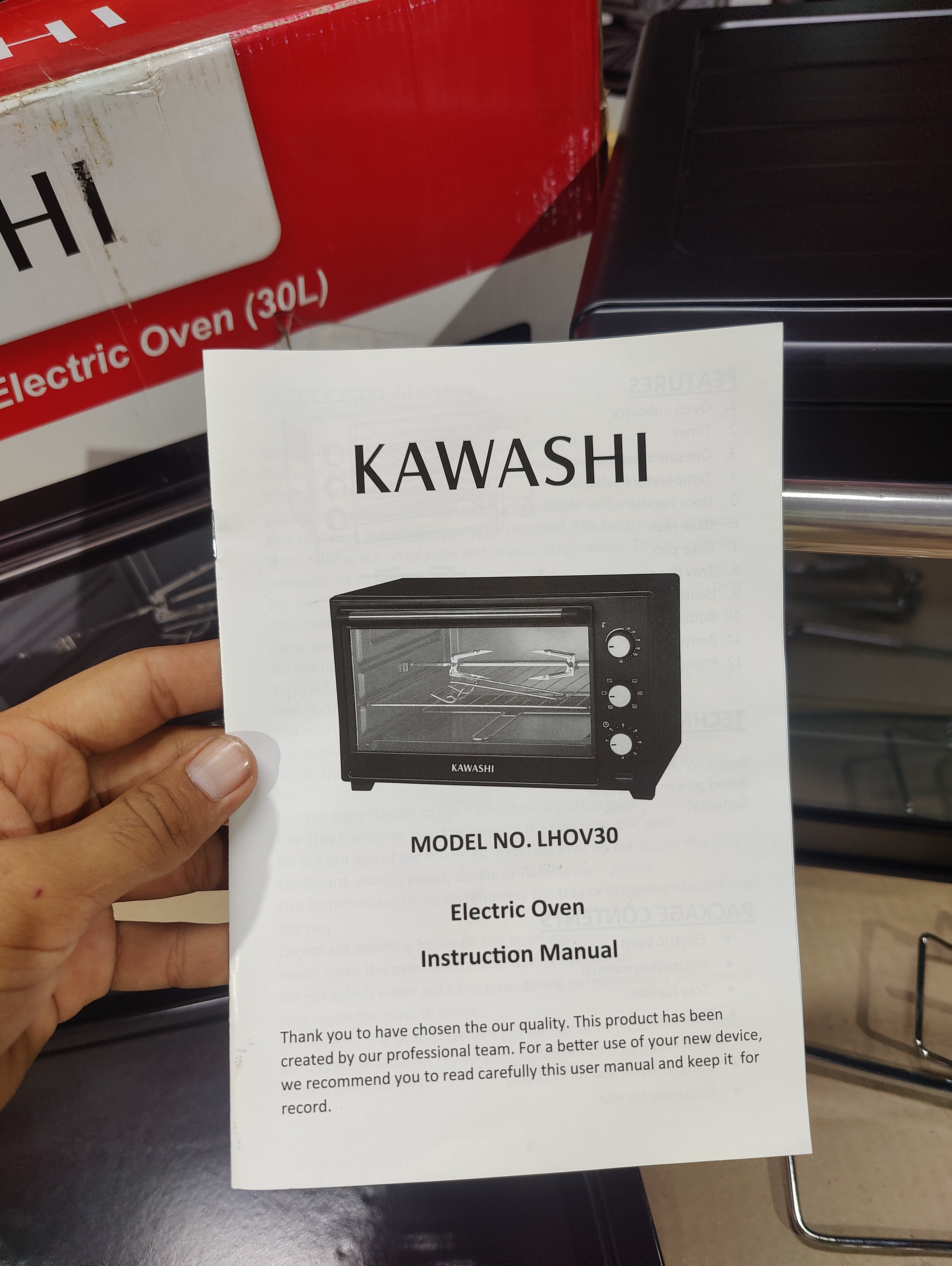 KAWASHI Electric Oven - 30 Litre