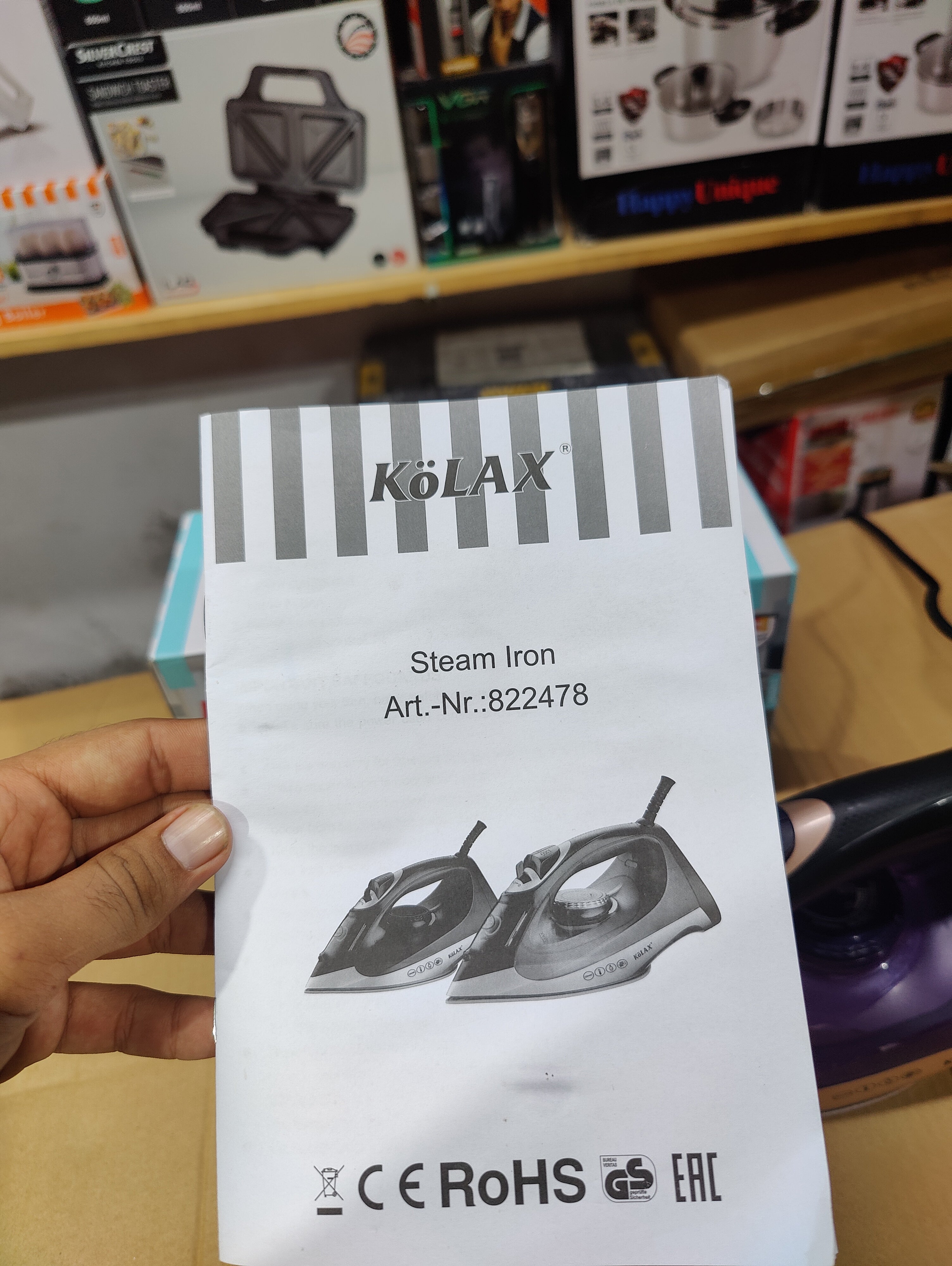 Kolax Steam Iron