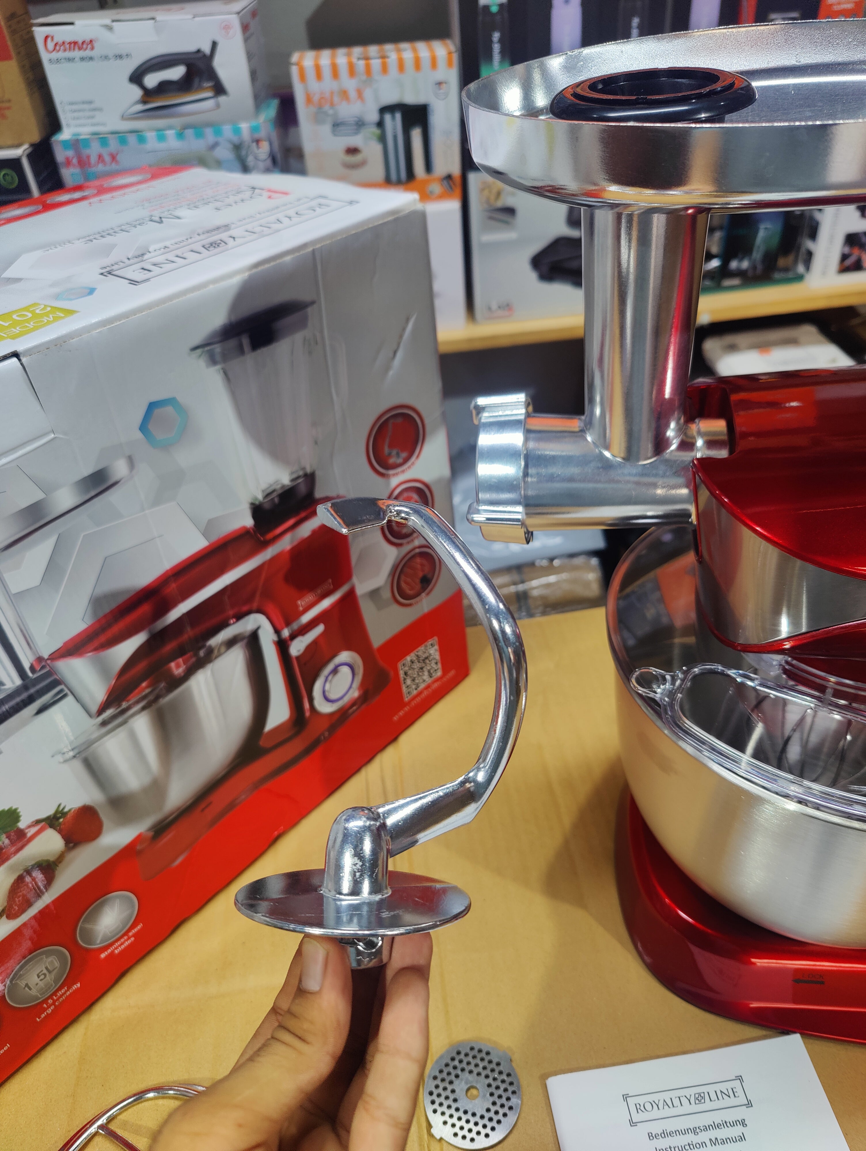 Royalty Line 6.5L 3-in-1 Stand Mixer & Kitchen Machine