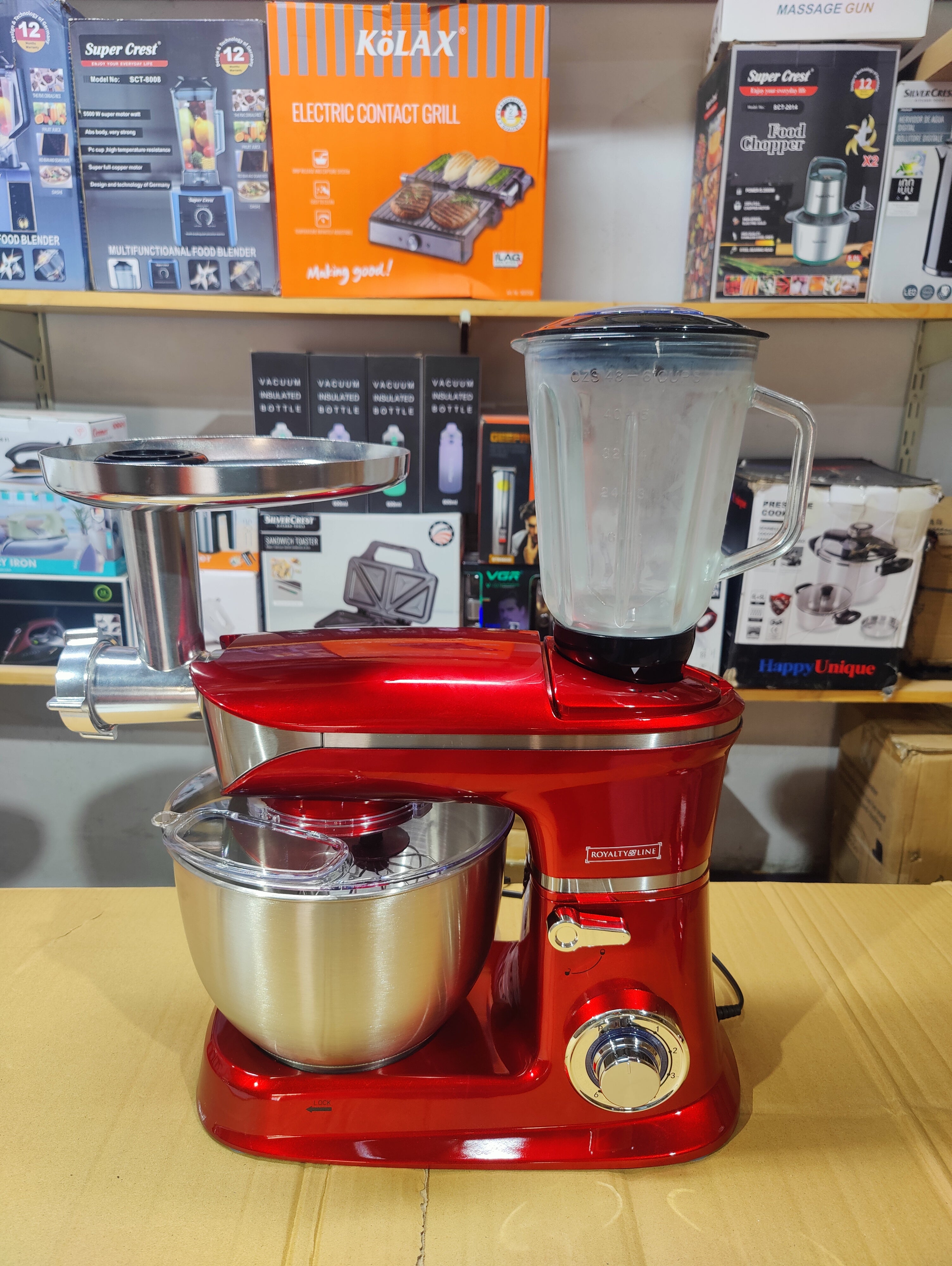 Royalty Line 6.5L 3-in-1 Stand Mixer & Kitchen Machine