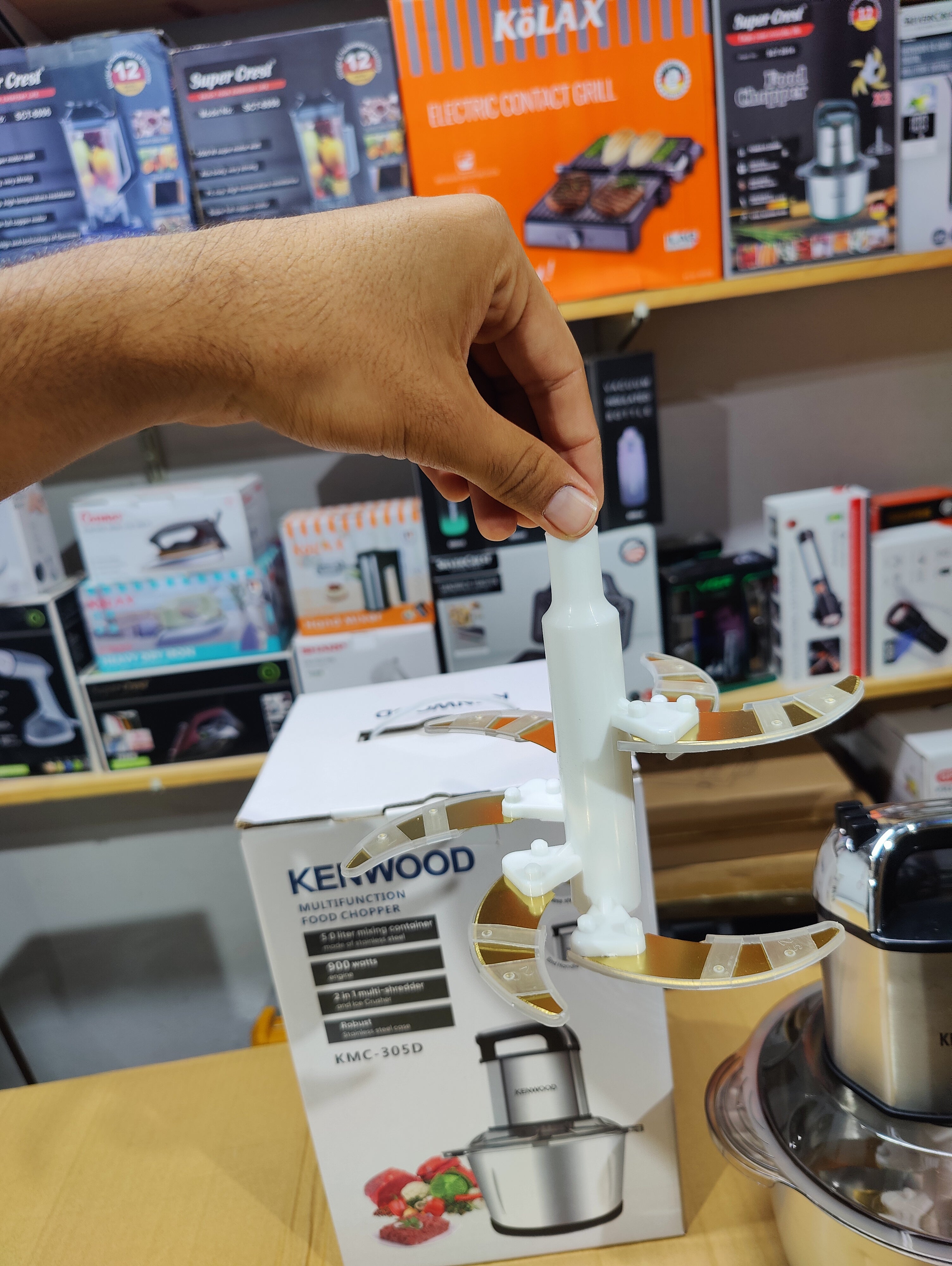 Kenwood Electric Meat Chopper 5L With 6Blades 3 Speeds Level
