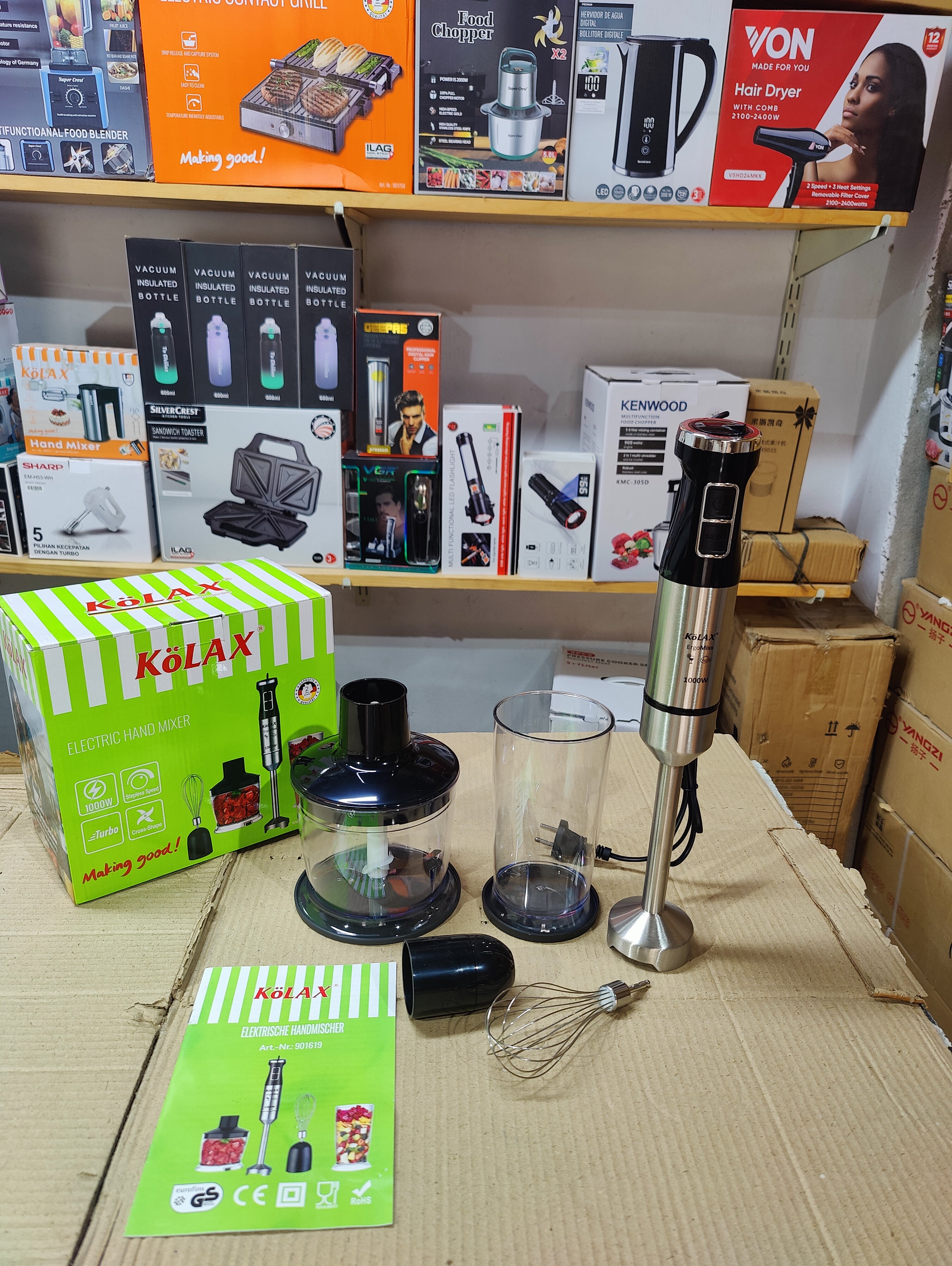 Imported Kolax  4 in 1 Hand Blender Set