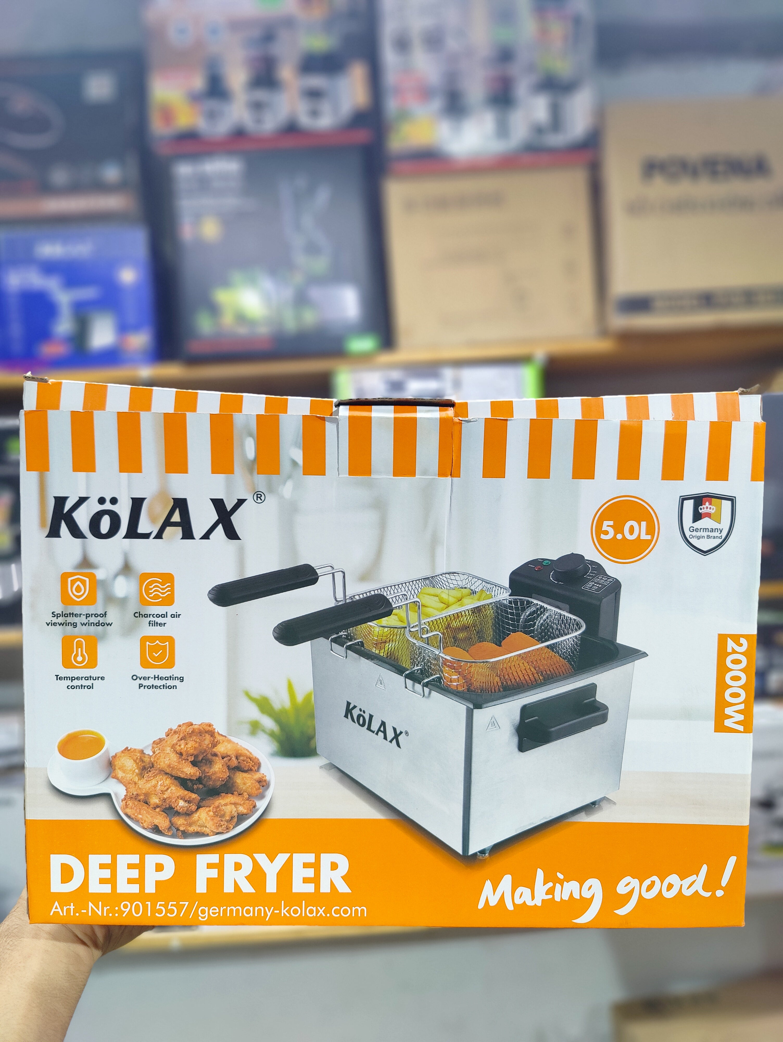 Imported Kolax 5L Deep Fryer