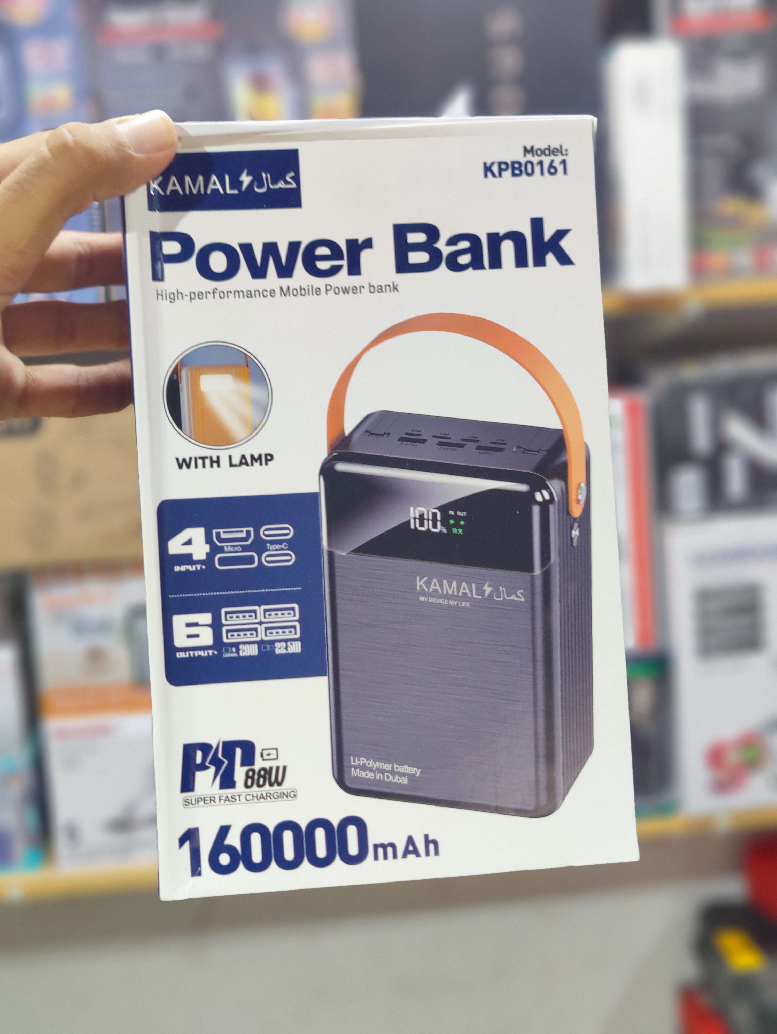 Kamal 160000 mAh Fast Charging Power Bank