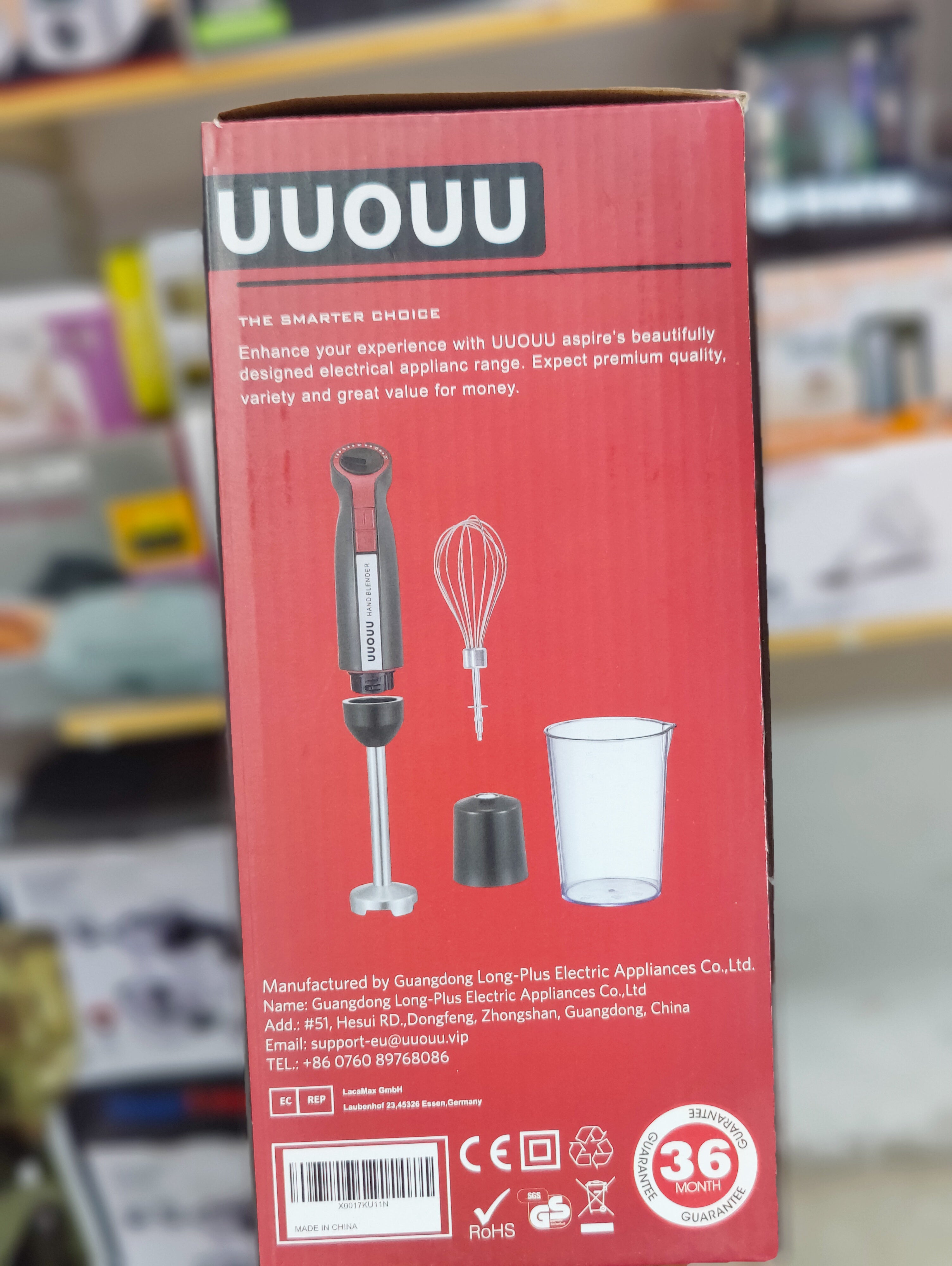 Lot Imported UUOUU 3in 1 Hand Blender Set