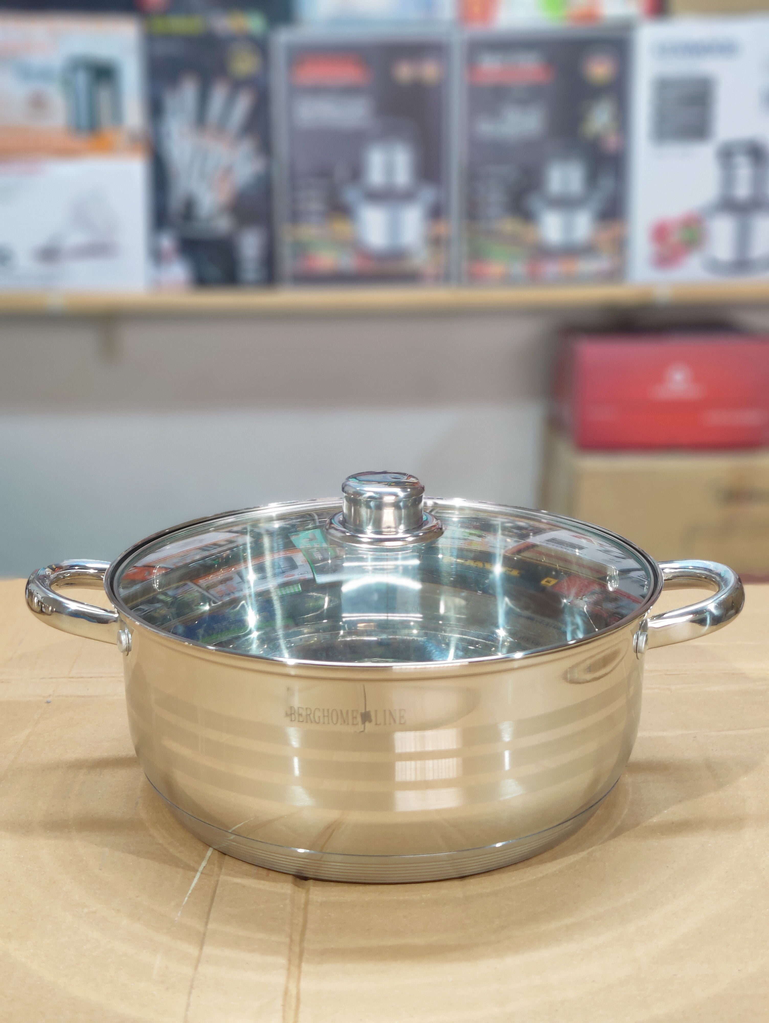 Imported BERGHOME 4 Piece Cookware Set