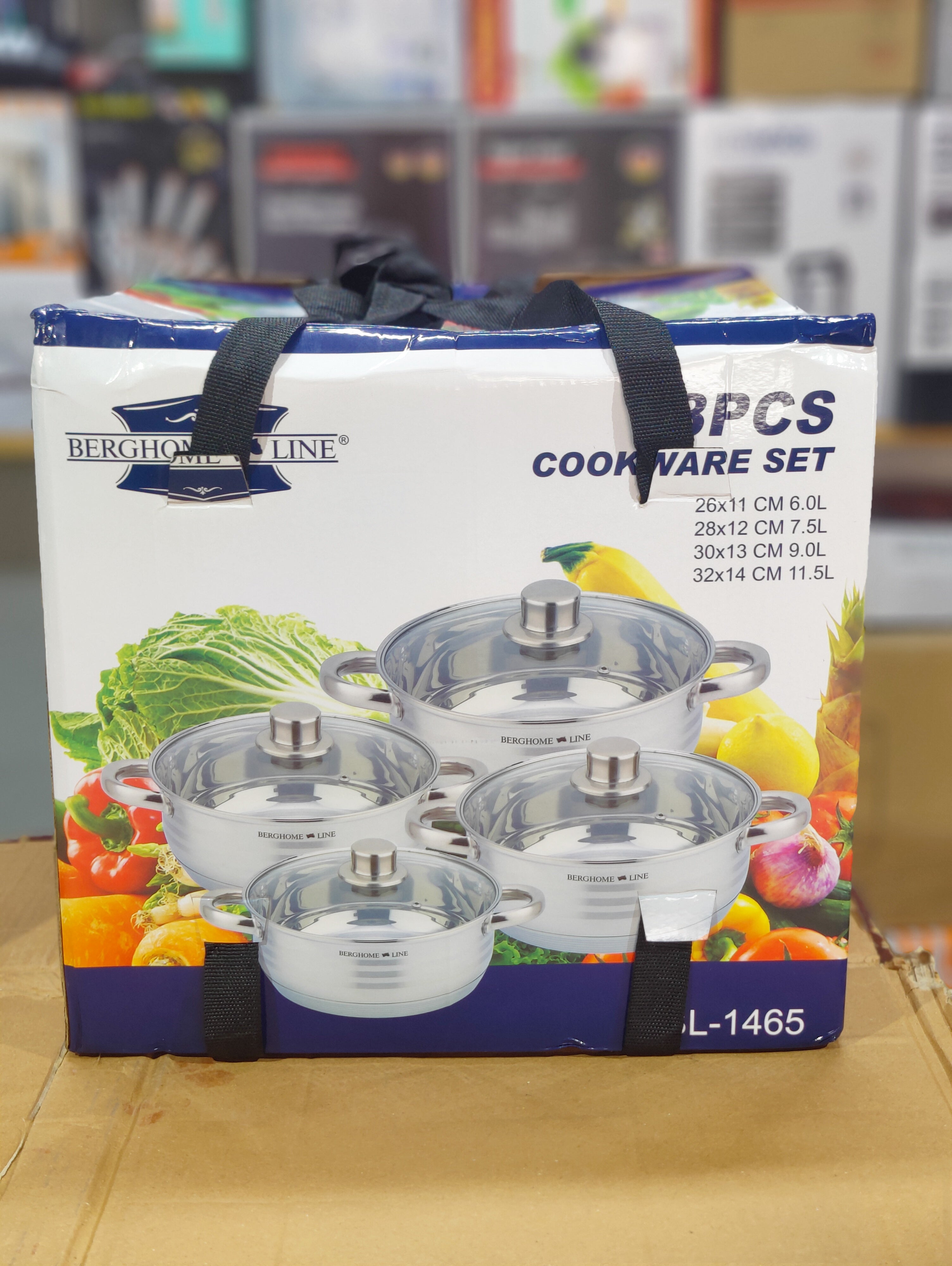 Imported BERGHOME 4 Piece Cookware Set