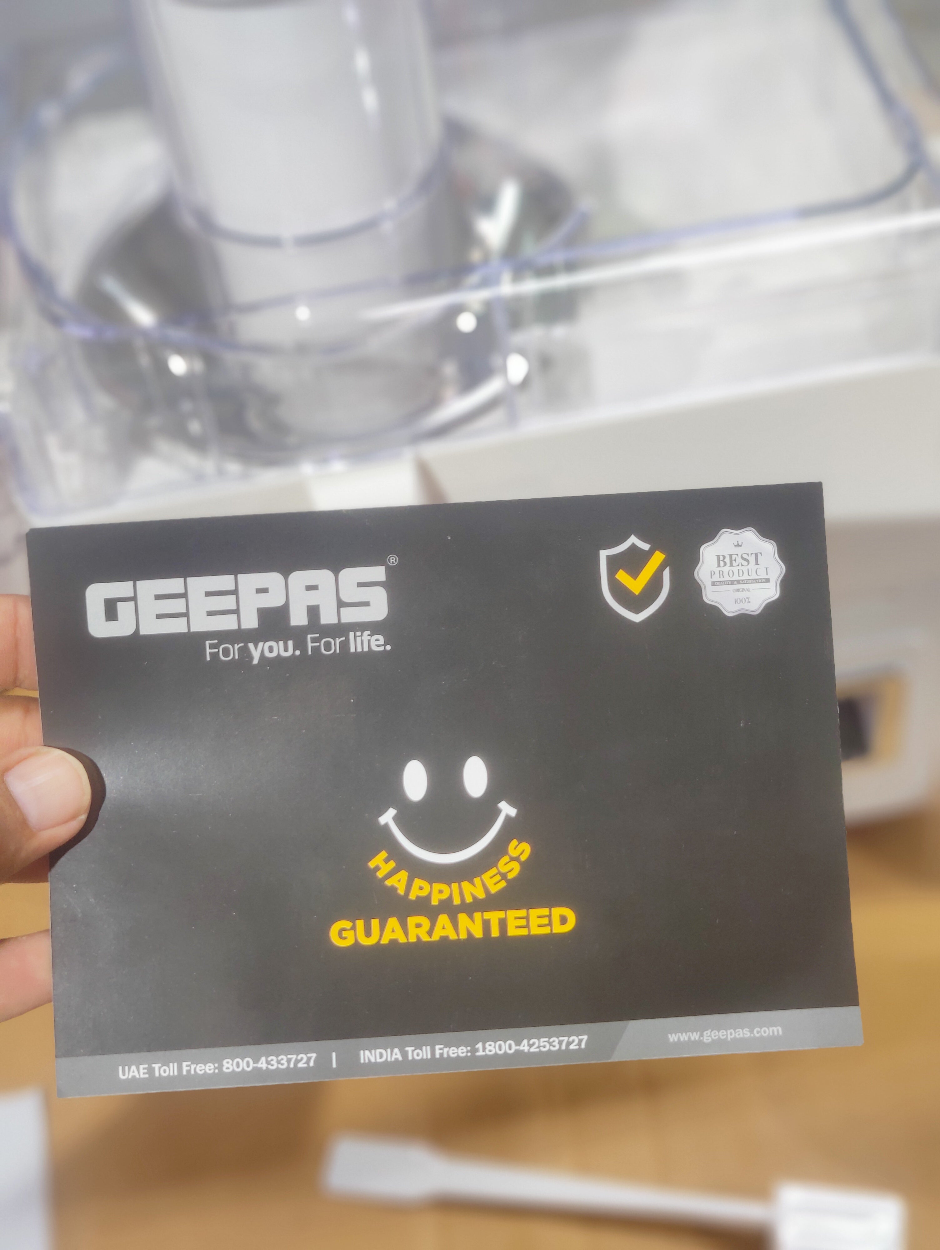 Geepas 3-in-1 Juicer Blender GSB5492P