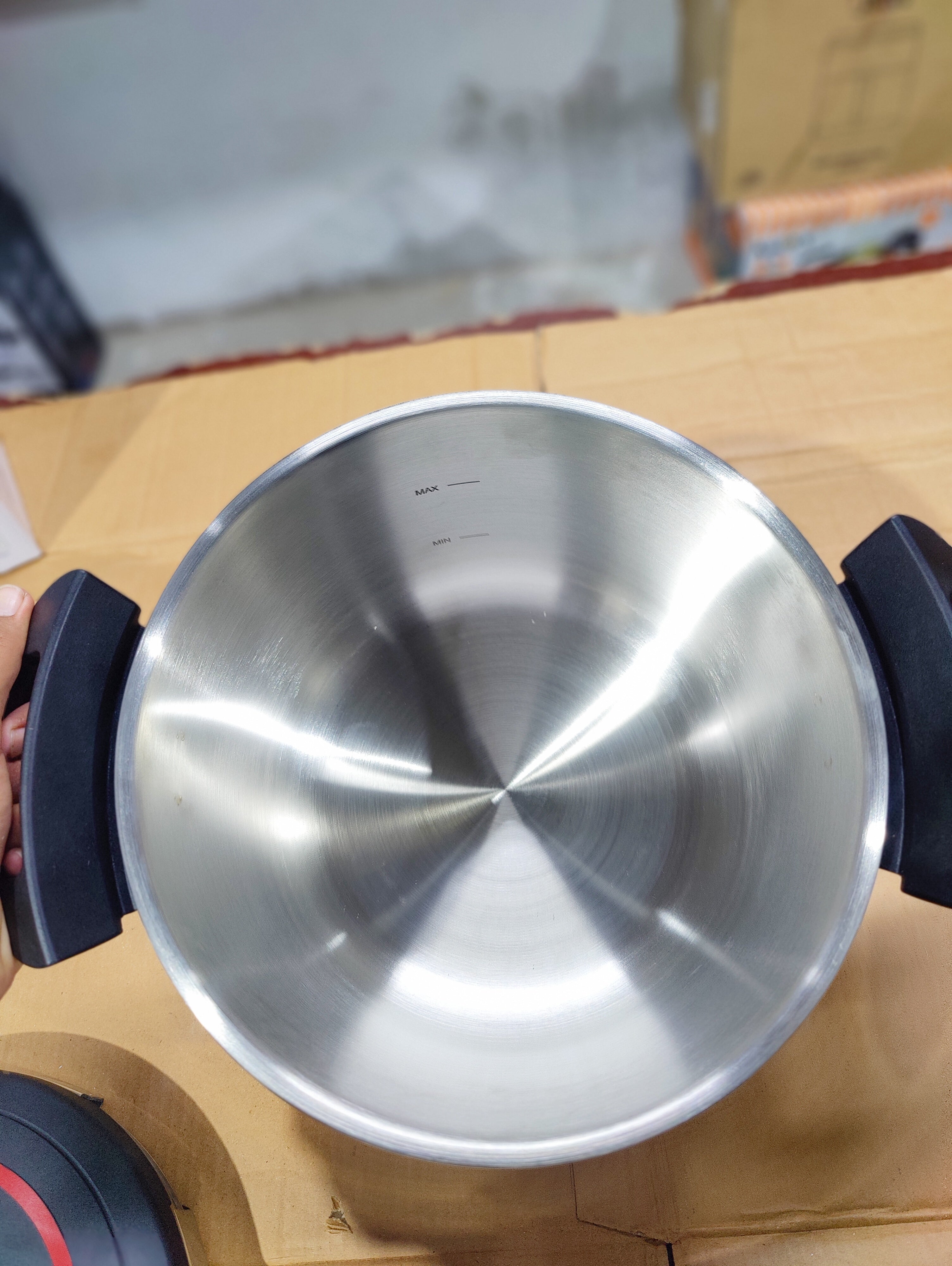 Imported Hannover Stainless Steel Automatic Pressure Cooker- 6L + 8L