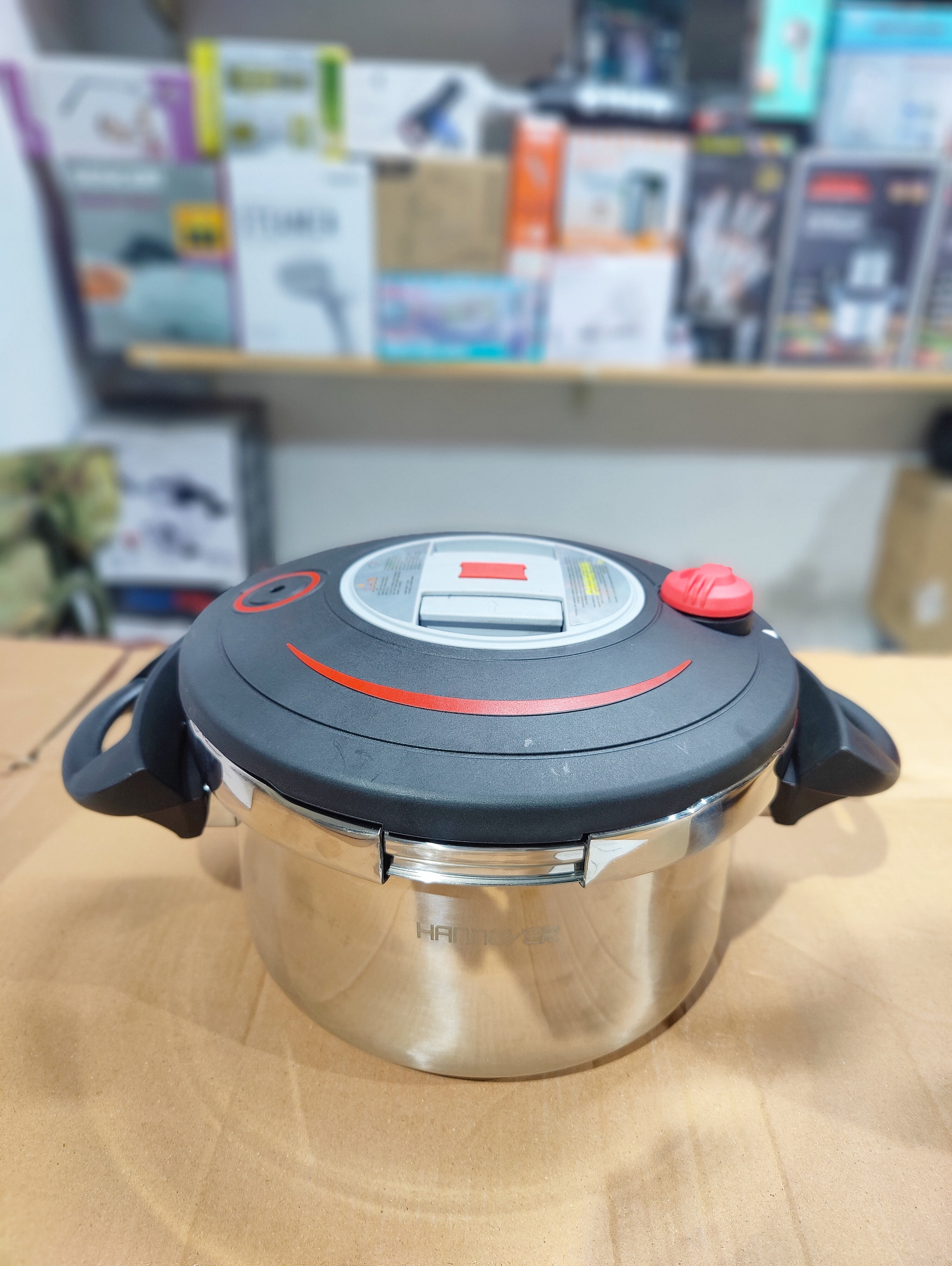 Imported Hannover Stainless Steel Automatic Pressure Cooker- 6L + 8L