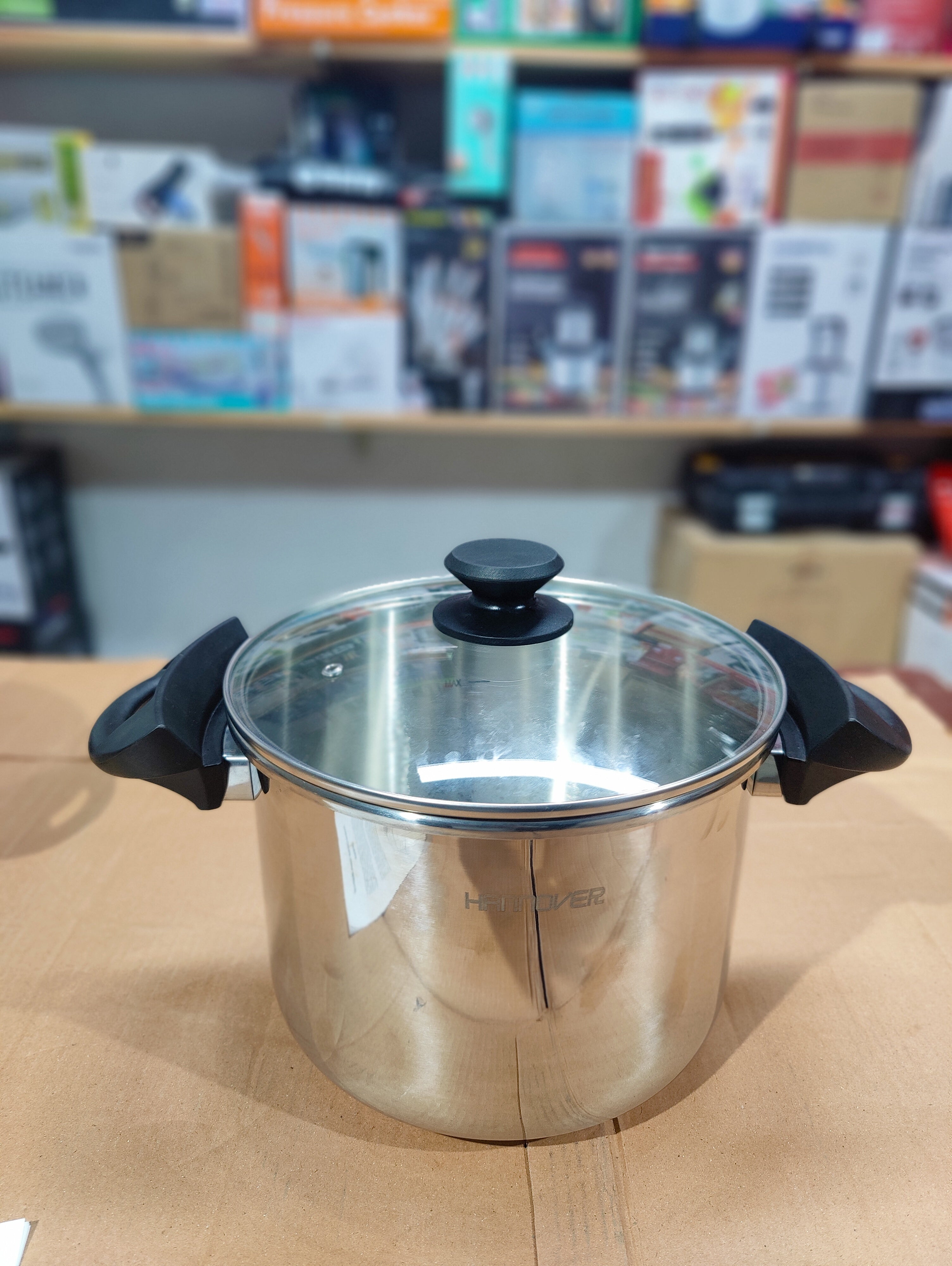 Imported Hannover Stainless Steel Automatic Pressure Cooker- 6L + 8L