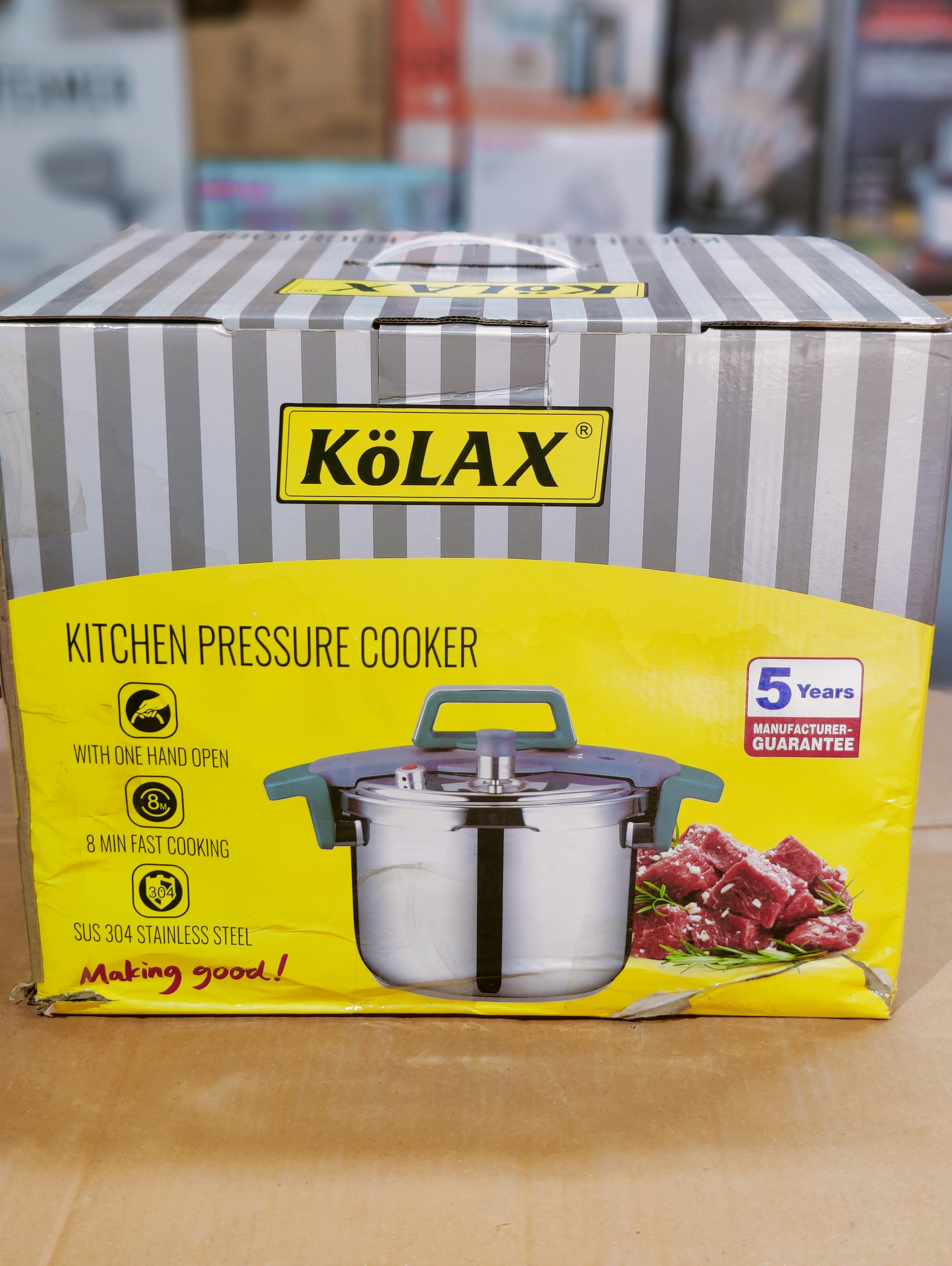 Imported Kolax Pressure Cooker -6 Litre