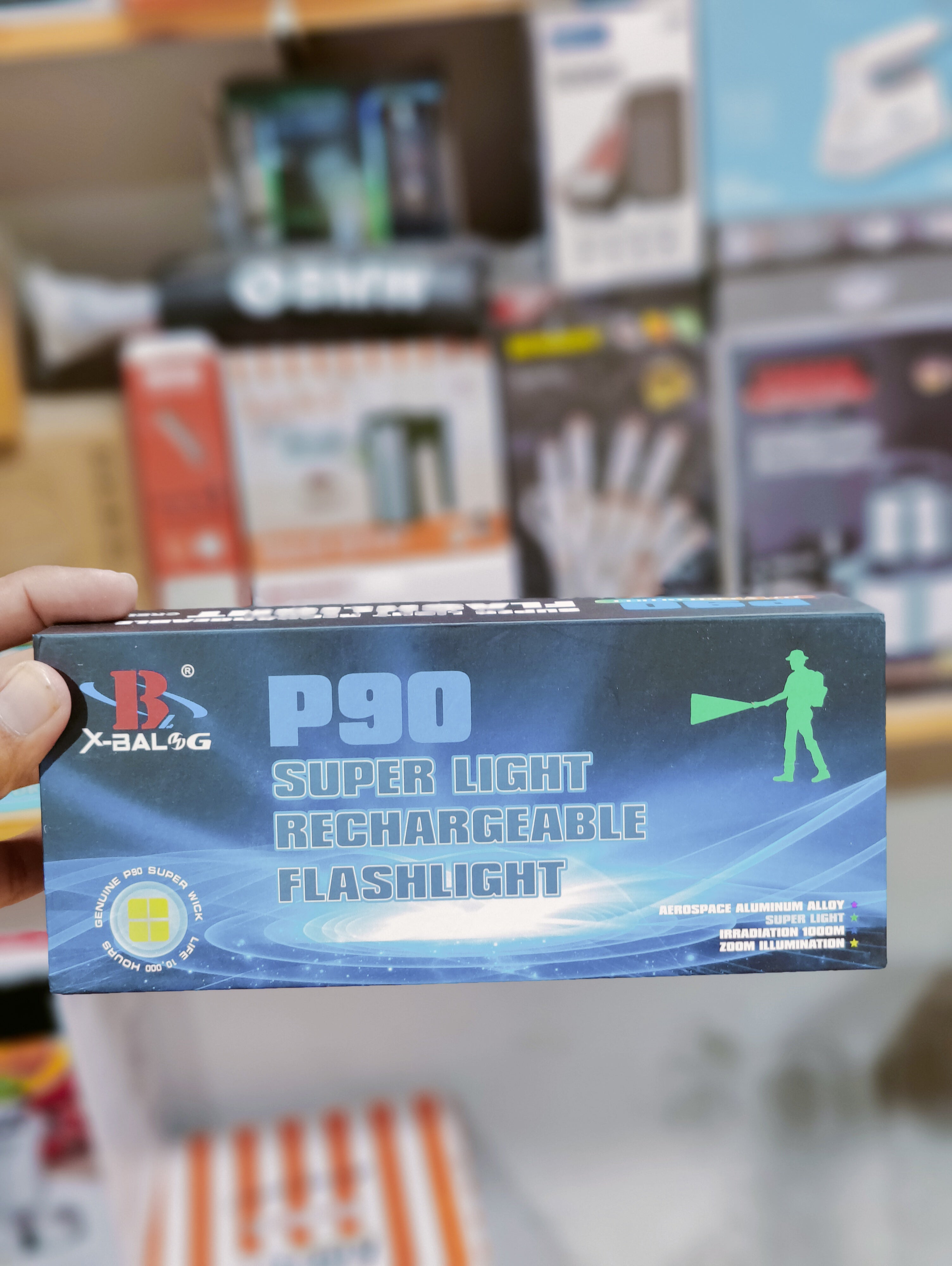 P90 Rechargeable Super Bright Torch