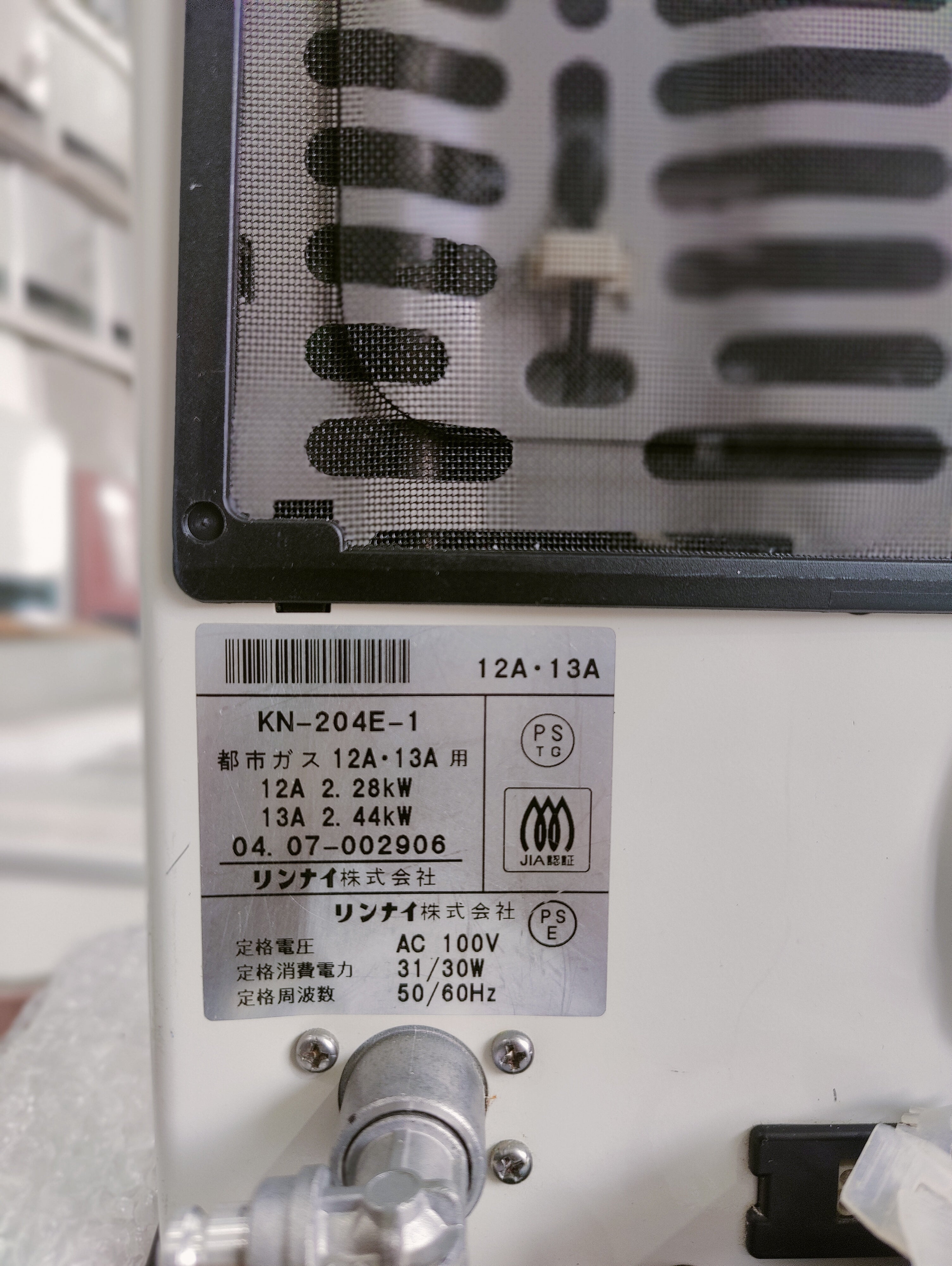 Rinnai 2.4KW Japanese Gas Blower Heaters