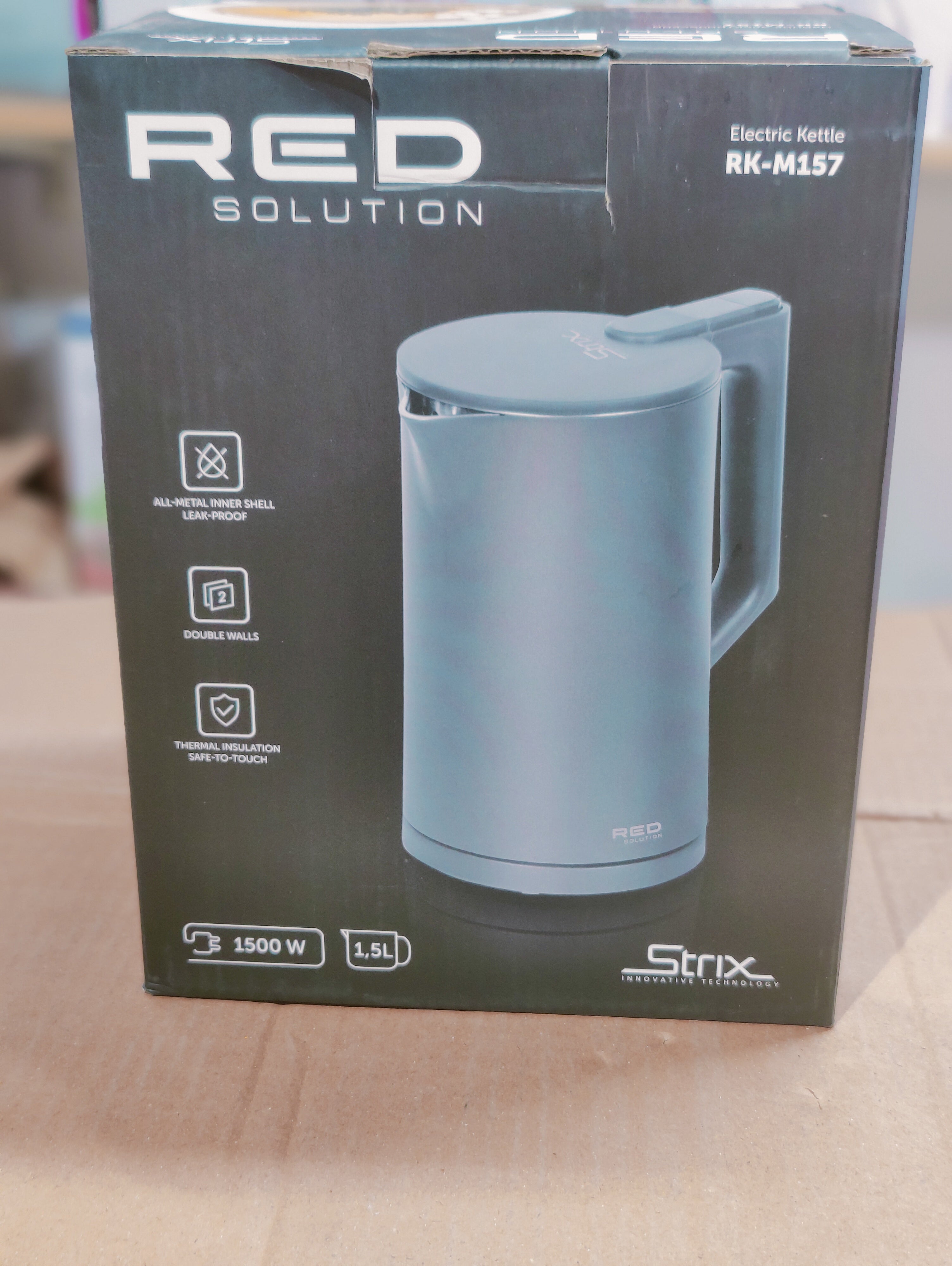 Red Solution Electric Kettle - 1.5L